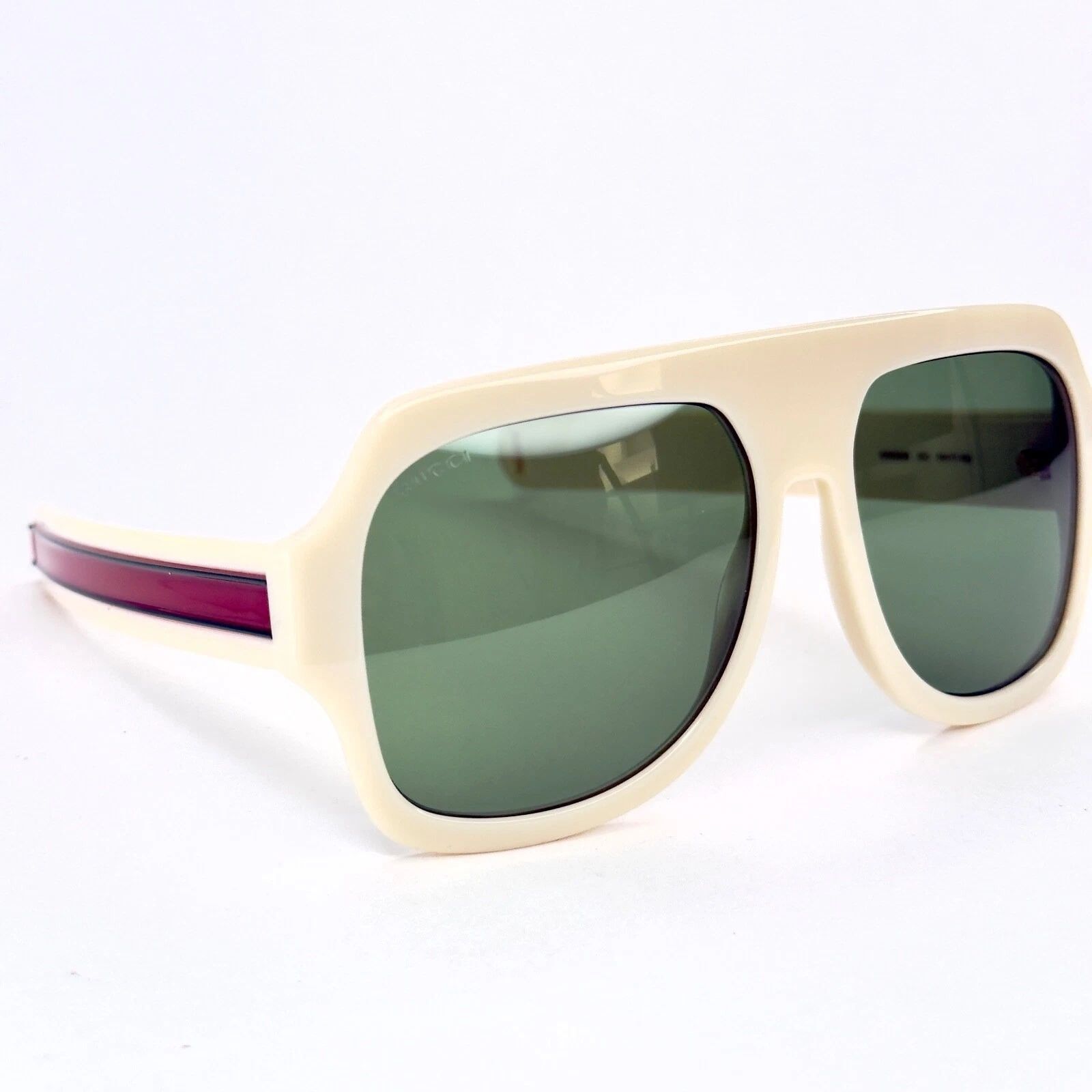 Gucci GUCCI GG0255S AUTHENTIC SEGA 0255 Green Sport Sunglasses 003 Size ONE SIZE - 6 Thumbnail