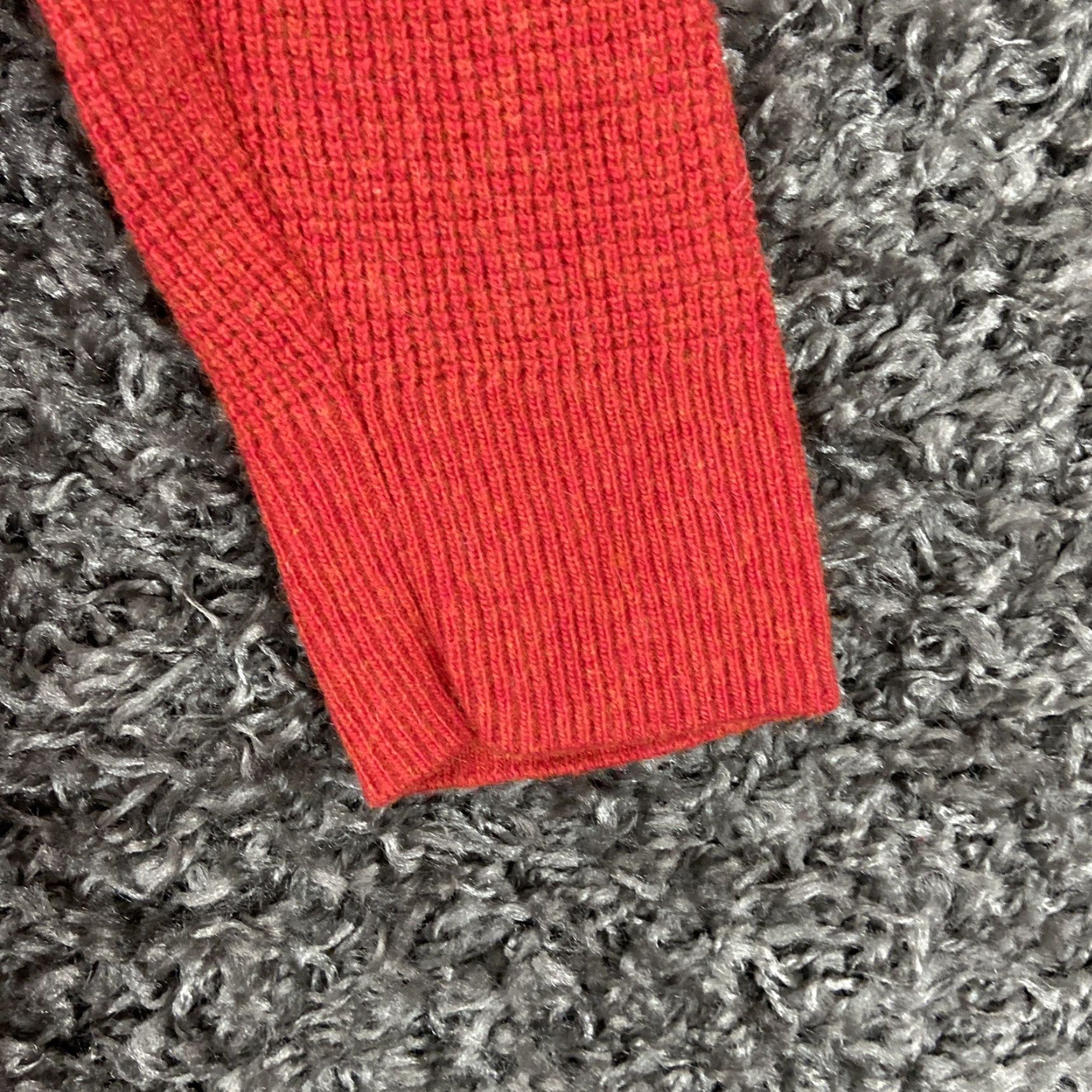 Madewell VINTAGE? No. Madewell Blouse Sweater Red Women XS V-Neck Long Sleeve Pullover Woman XS Red Size XS / US 0-2 / IT 36-38 - 3 Thumbnail