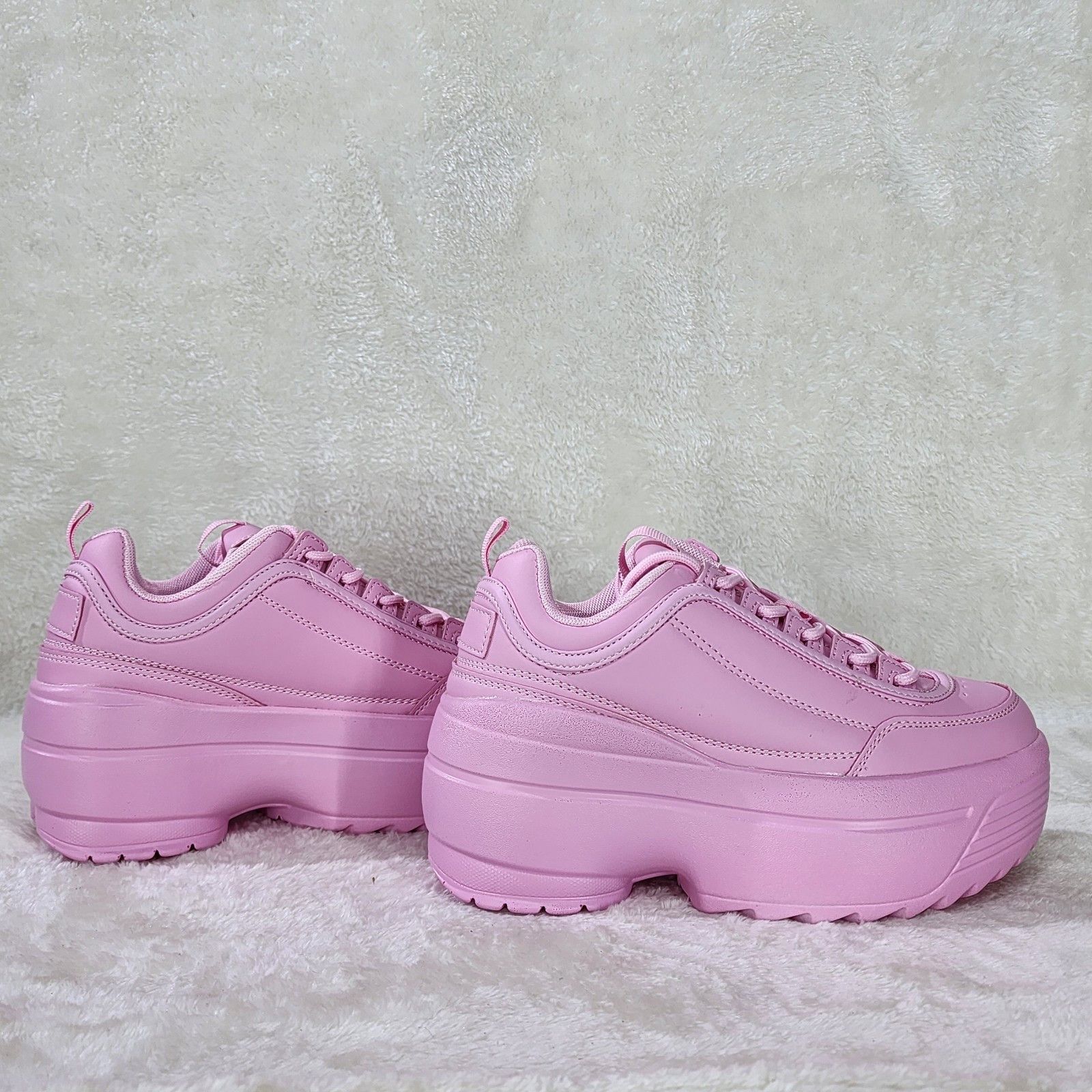 Other Ultra Cush Baby Light Pink Platform Sneakers (US Shoe Size ( Size US 6 / IT 36 - 1 Thumbnail