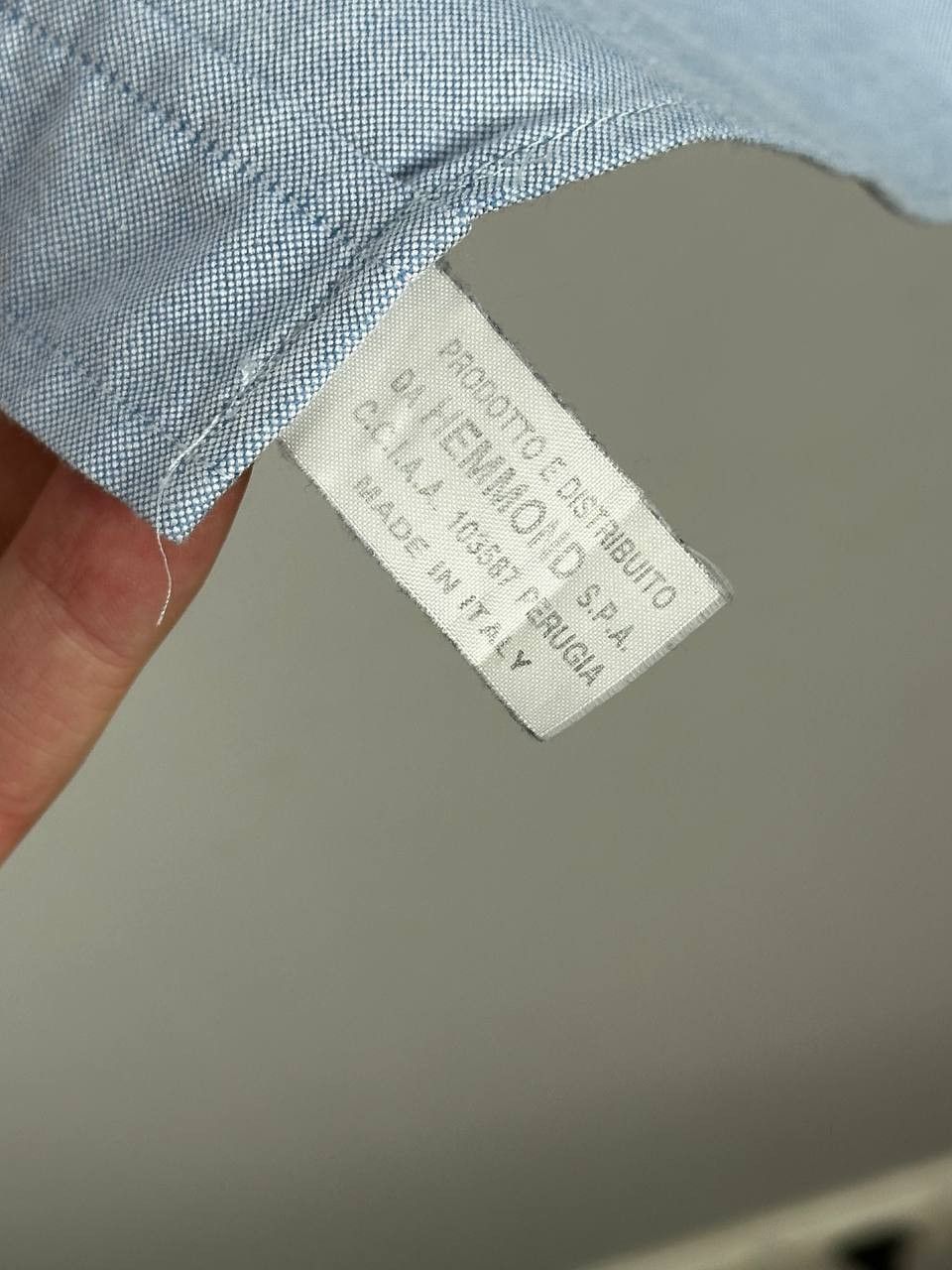 Valentino Valentino Jeans Oxford Blue Luxury Vintage Shirt Size US XL / EU 56 / 4 - 7 Thumbnail