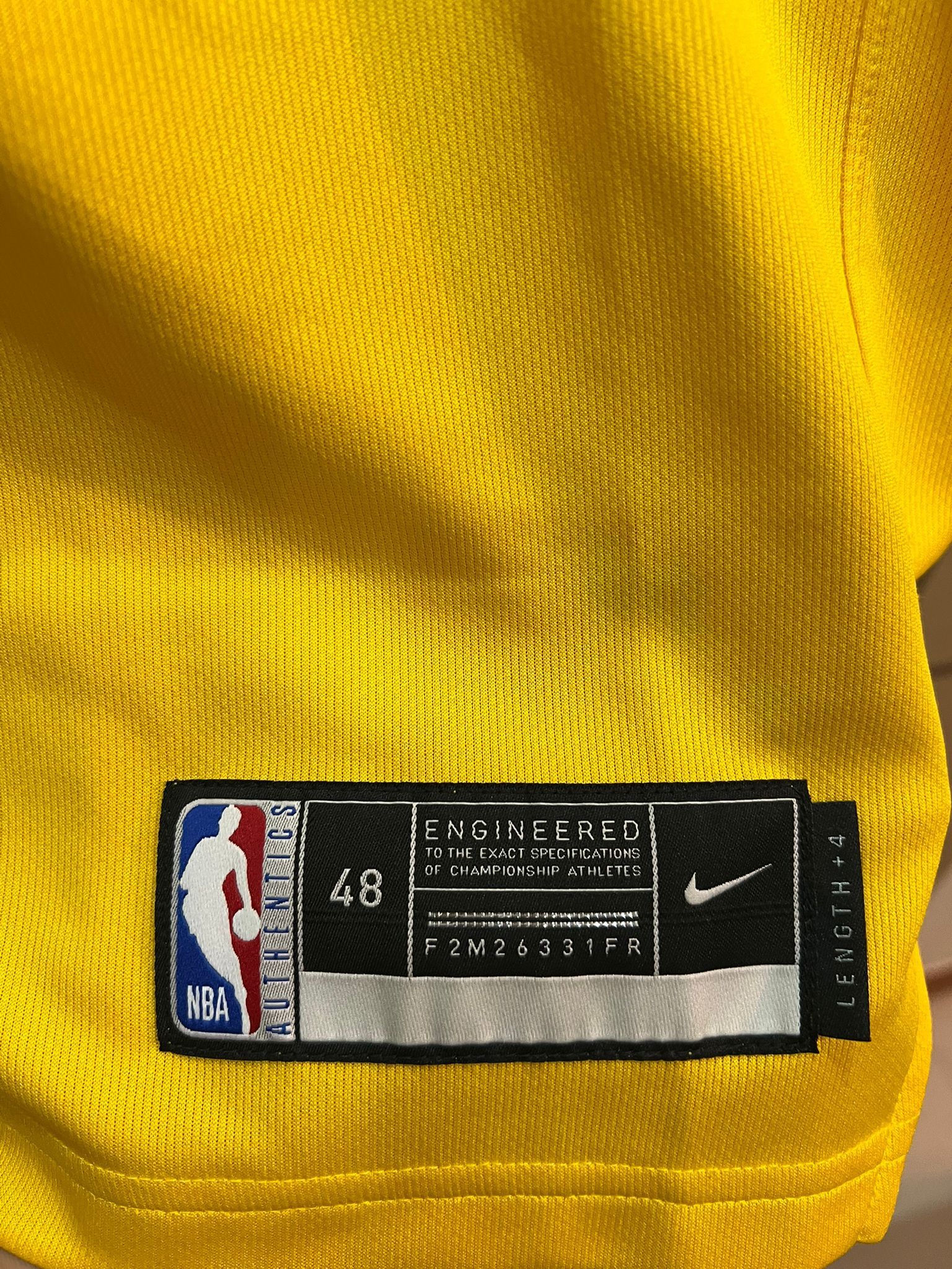 Nike 48 L South Bay Lakers NBA G-League Sample Authentic Jersey Size US L / EU 52-54 / 3 - 3 Thumbnail