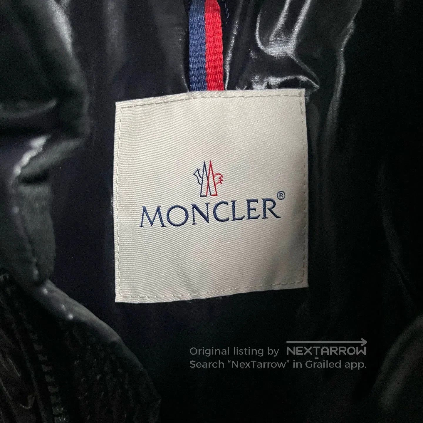Moncler moncler black logo print sleeveless down vest. Size US M / EU 48-50 / 2 - 3 Thumbnail