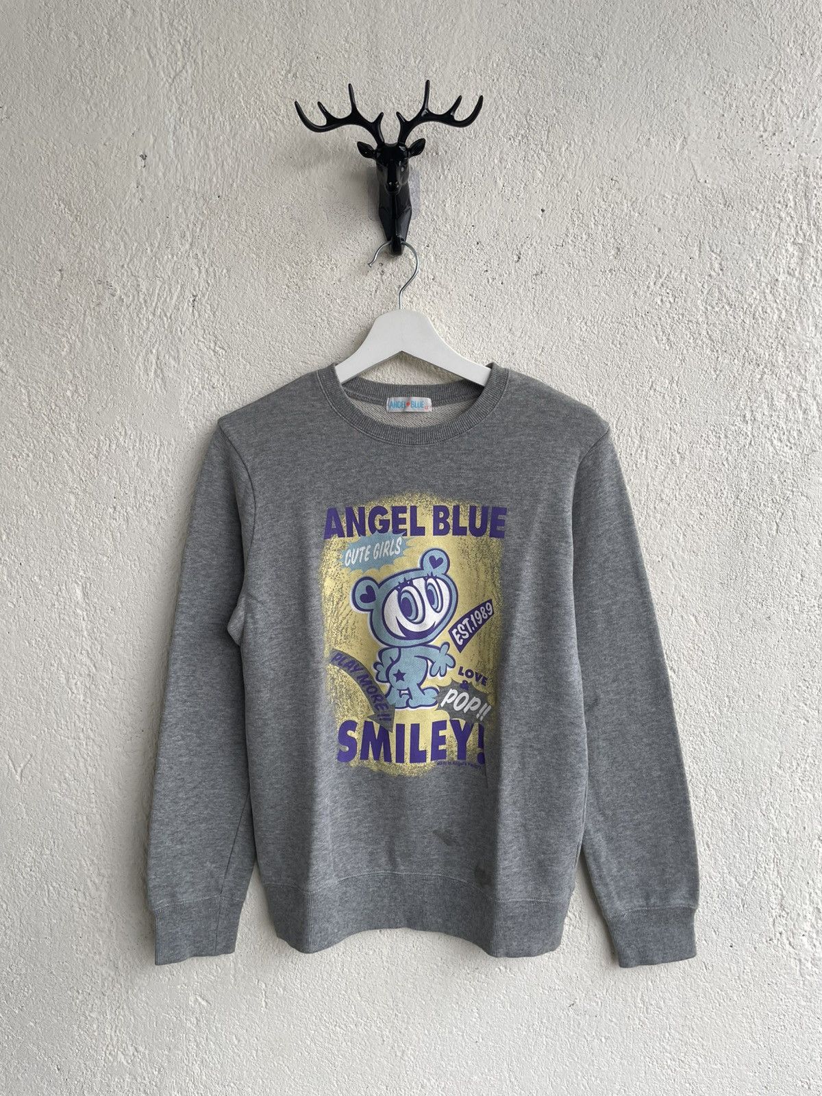 Angel Blue 2000s Angel Blue Sweater Cute Girl Graphic Y2K Hysteric CDG Size US S / EU 44-46 / 1 - 1 Thumbnail