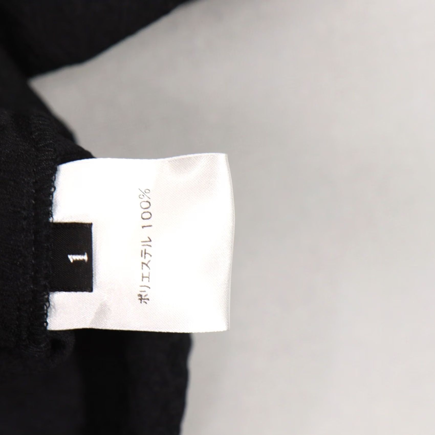 Vintage Cygne Blouse Shirt Womens Textured Short Sleeve Zip Back A-Line Peplum Black Round Neck Kimono Sleeve Size M / US 6-8 / IT 42-44 - 5 Thumbnail