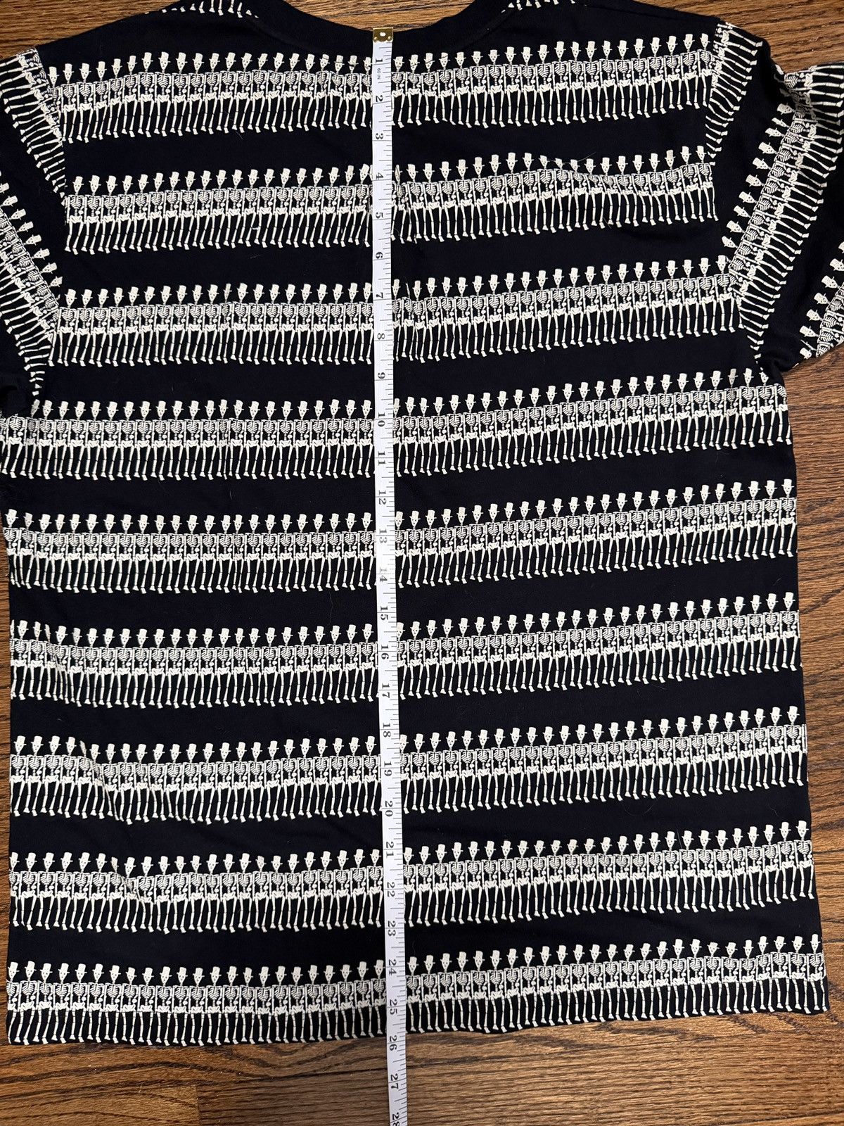 Saint Laurent Paris SLP Dancing Skeleton Top Hat Tee - Hedi Slimane Size US M / EU 48-50 / 2 - 8 Thumbnail