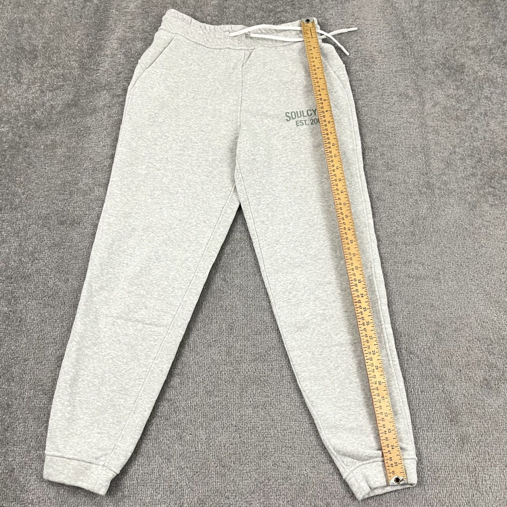 Lululemon Lululemon SoulCycle Gray Sweatpants Women Size 6 27" Active Yoga Gym Tapered Athleisure Size 28" / US 6 / IT 42 - 6 Thumbnail
