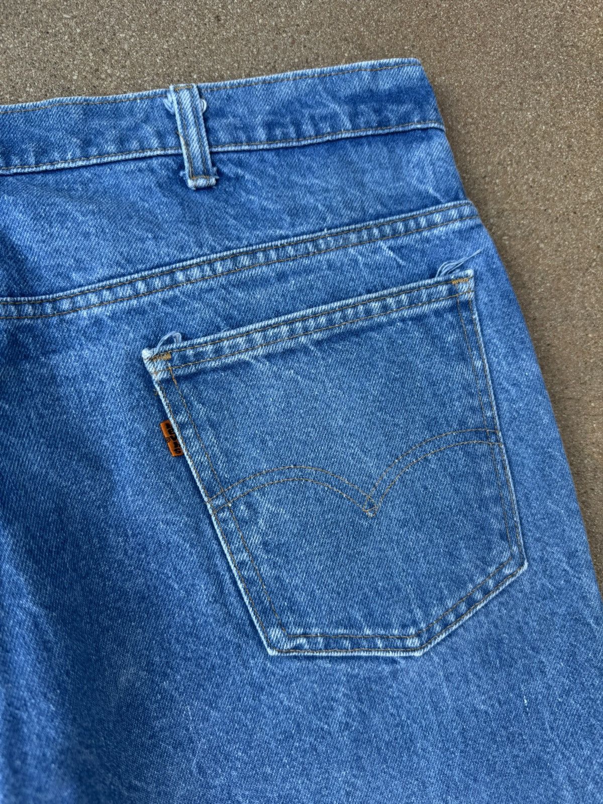 Levi's Vtg 70’s Levi’s 646 Orange Tab Bellbottom Flare Jeans 38x29 Size US 38 / EU 54 - 7 Thumbnail