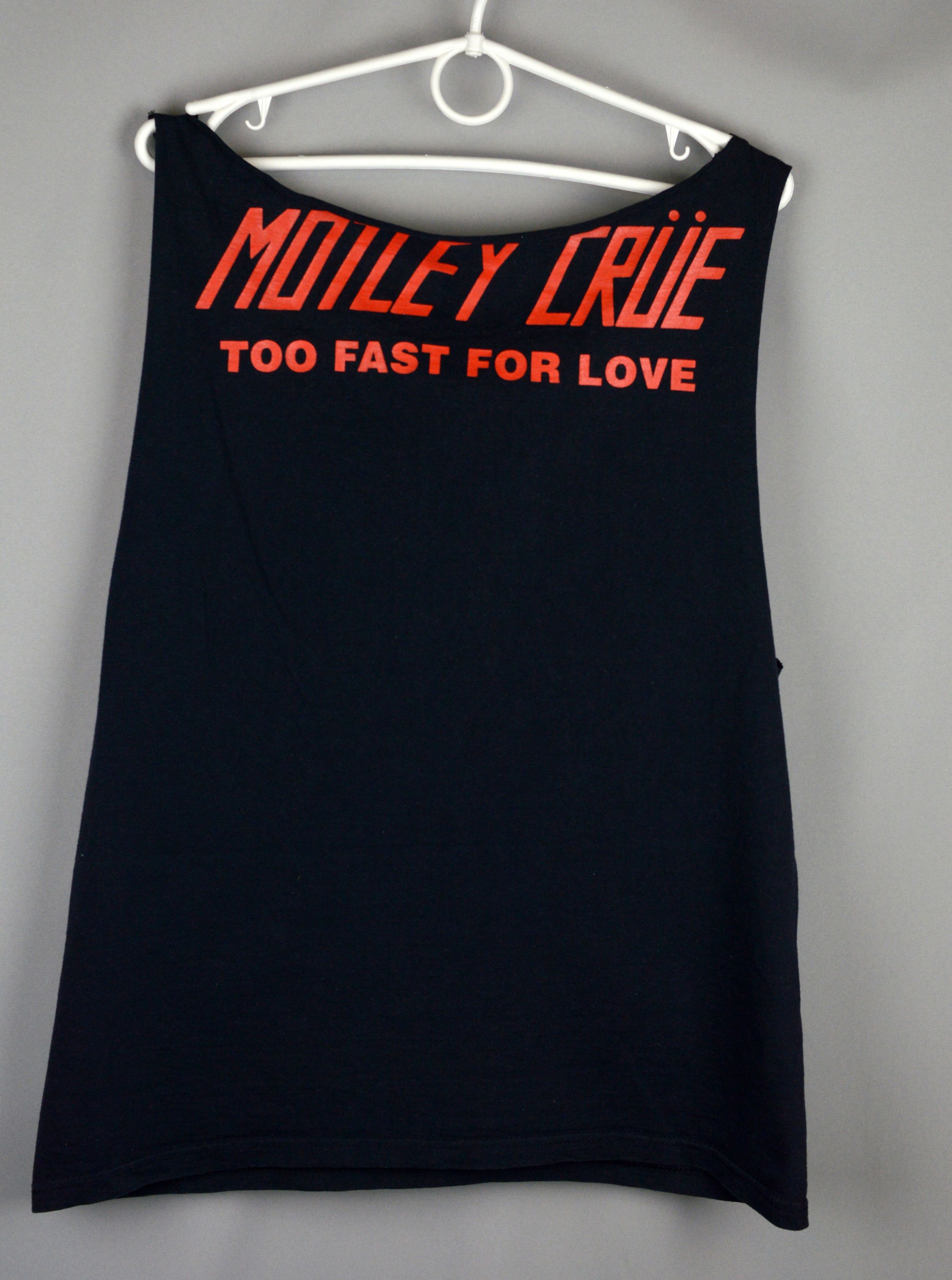 Vintage Vintage Motley Crue Too Fast for Love 2001 t shirt Size US L / EU 52-54 / 3 - 5 Thumbnail