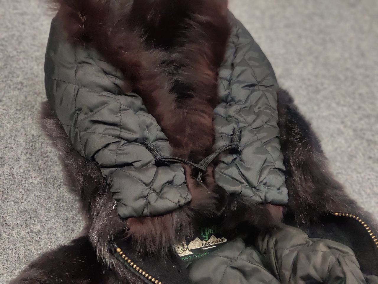 Vintage Vintage 80's David Green Alaska Genuine Fur Coat Zip Jacket Size S / US 4 / IT 40 - 18 Thumbnail