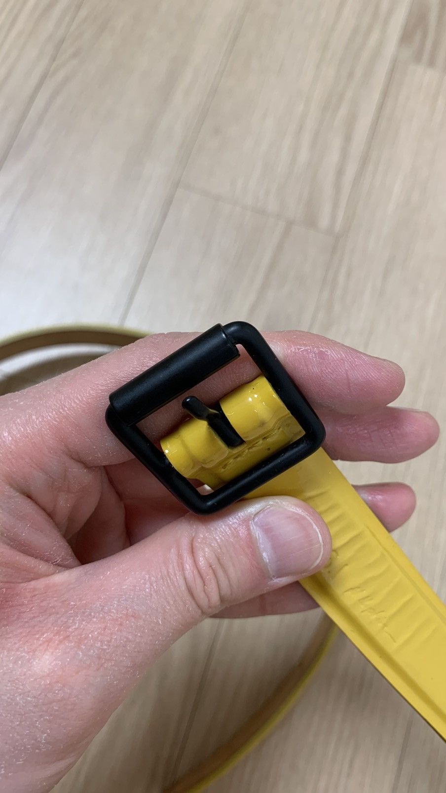 3.1 Phillip Lim 3.1 Phillip Lim Bright Yellow Glossy Belt Rare Size 30 - 4 Thumbnail