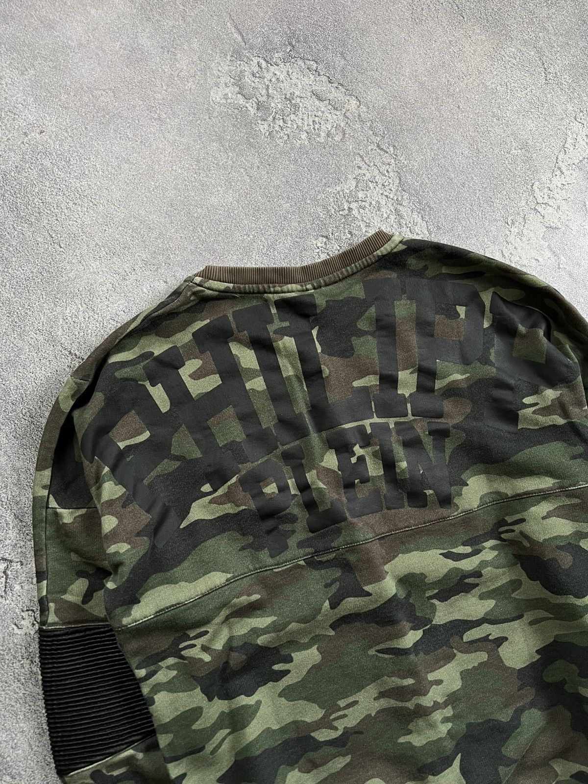 Philipp Plein Philipp Plein Fleece Long Sleeve Pullover Camo Sweatshirt M Size US M / EU 48-50 / 2 - 6 Thumbnail