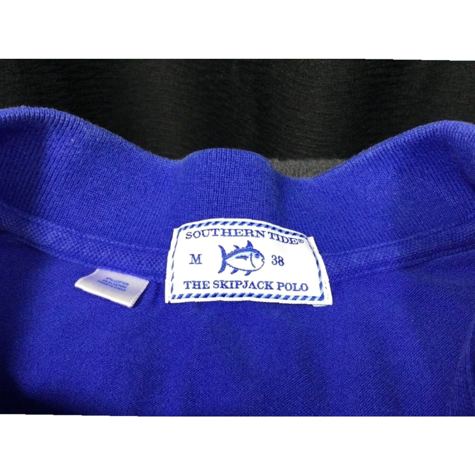 Southern Tide SOUTHERN TIDE Skipjack Polo Shirt Mens Medium Blue Size US M / EU 48-50 / 2 - 5 Thumbnail