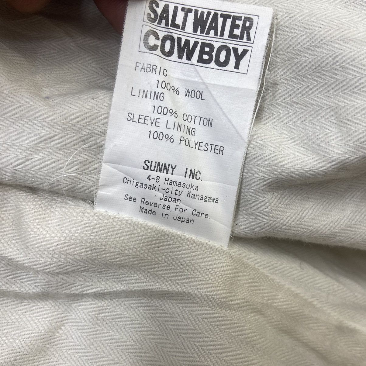 Japanese Brand Saltwater Cowboy Double-breasted Wool Heavy Coat Size M / US 6-8 / IT 42-44 - 11 Thumbnail