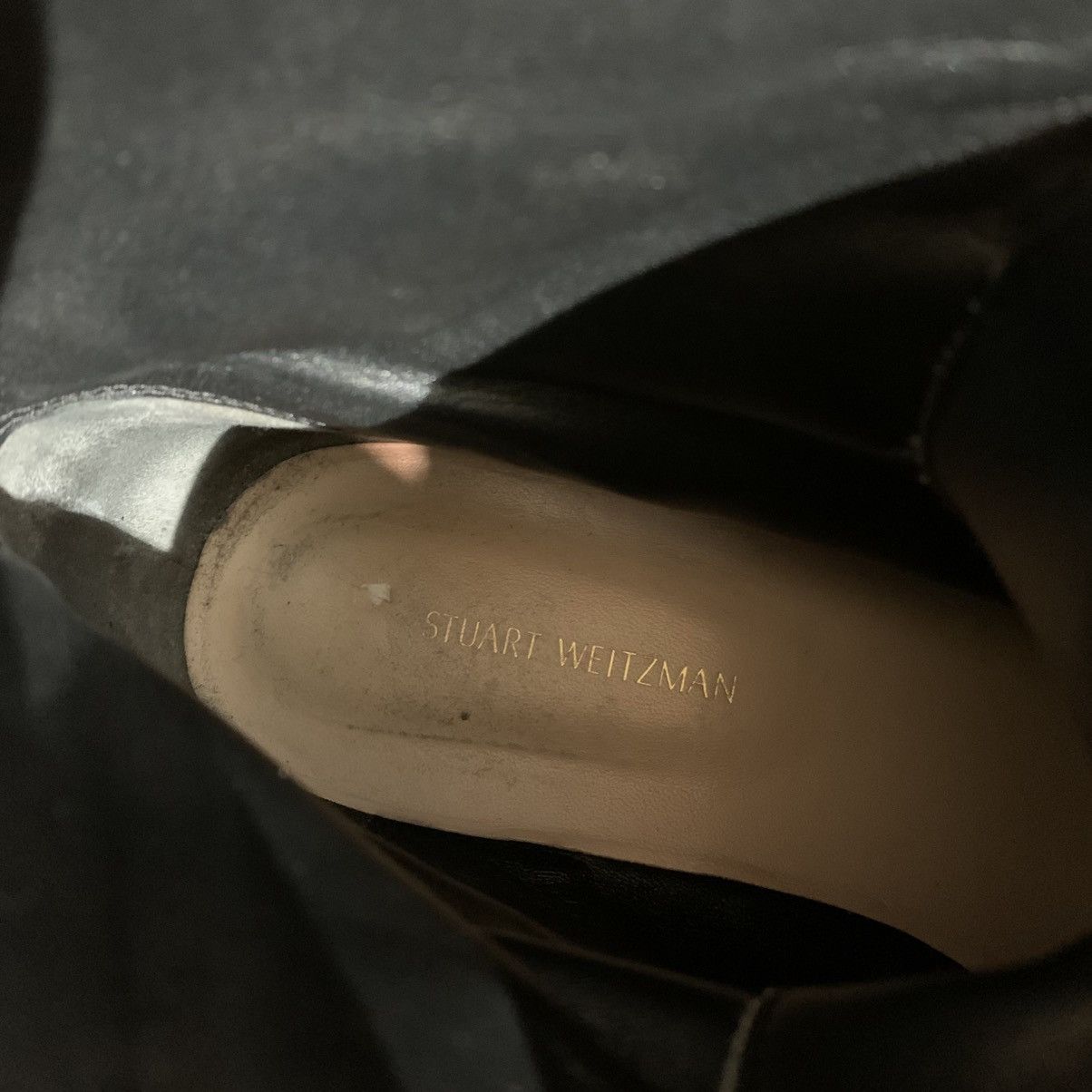Stuart Weitzman Leather Boots Size 40 EU 26 cm