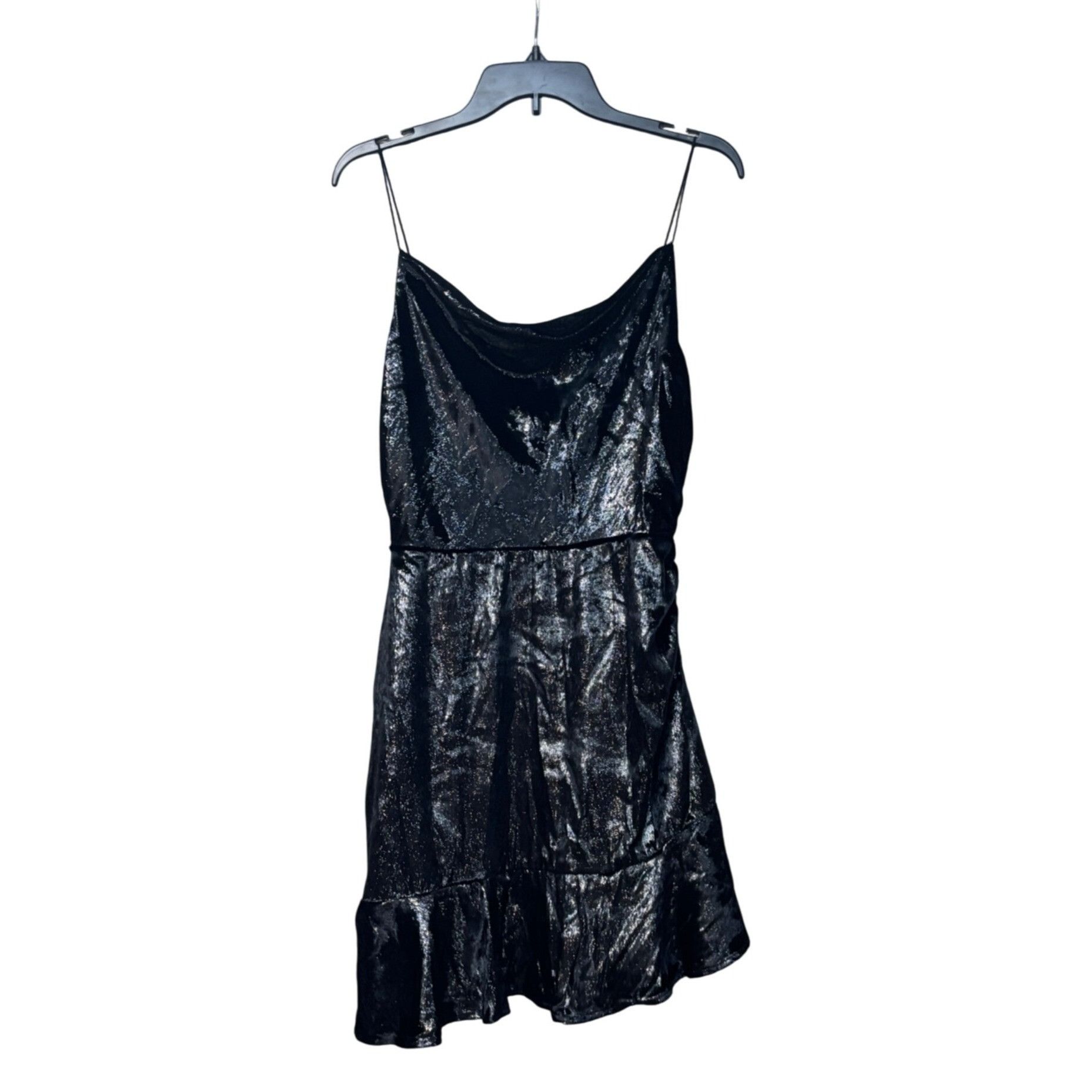 Other LEYDEN Women's Ruffle-hem Spaghetti Strap Cowl Neck Shimme Size XL / US 12-14 / IT 48-50 - 9 Thumbnail