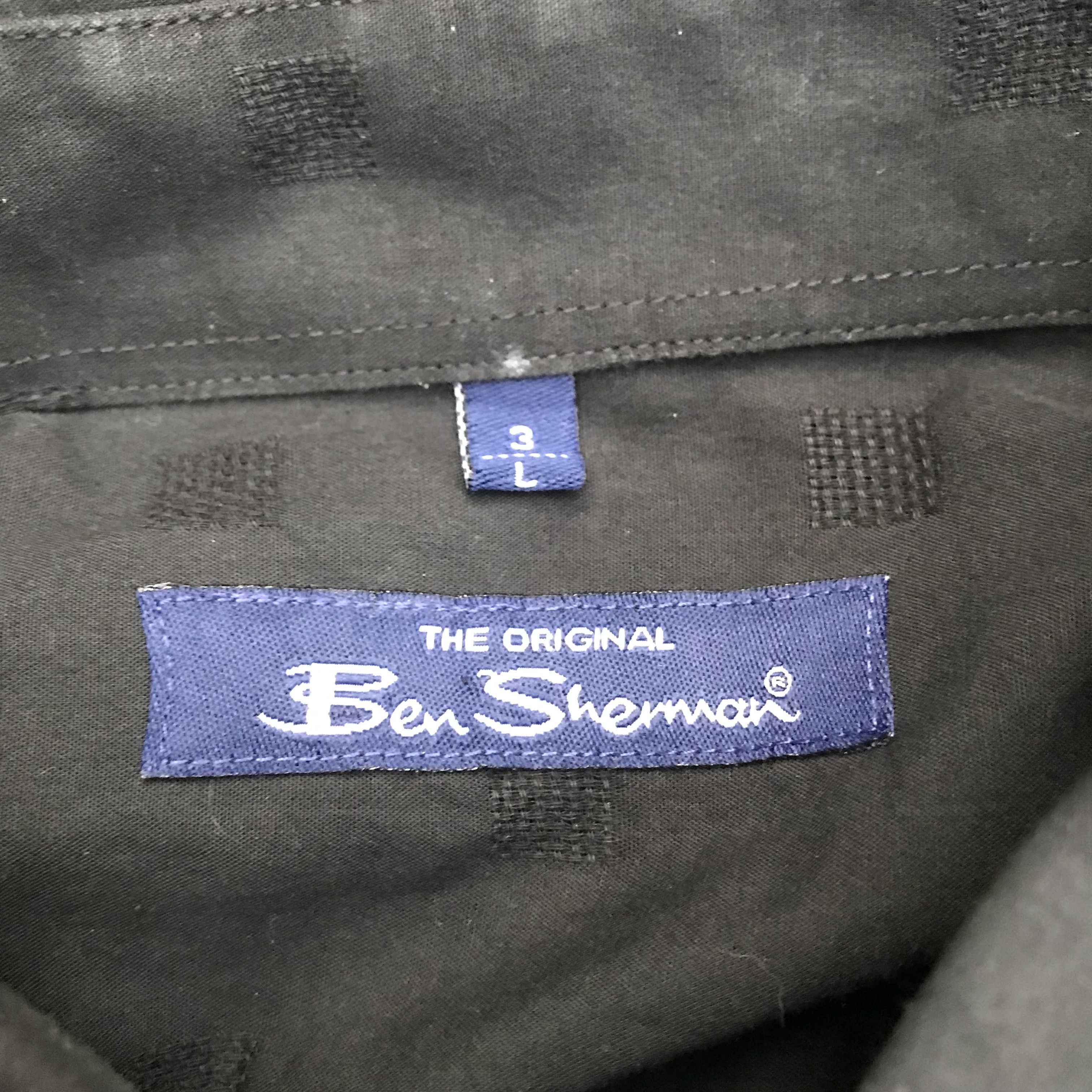 Ben Sherman × Other UK × Vintage Ben Sherman Mono off black basic long sleeves Shirt Size Xl Size US L / EU 52-54 / 3 - 8 Thumbnail