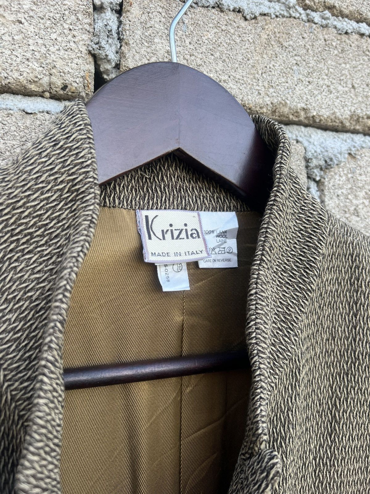 Krizia Krizia Lana Wool Coat Button Up Size XL / US 12-14 / IT 48-50 - 6 Thumbnail