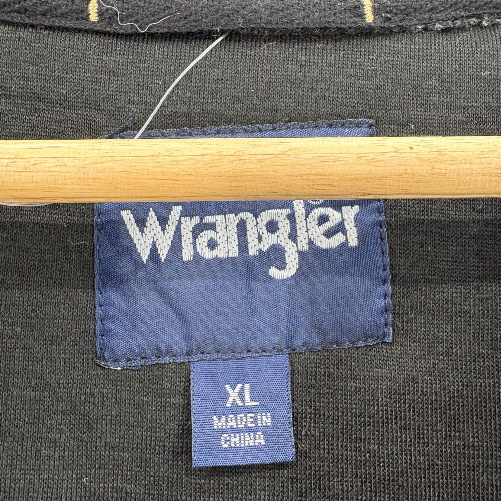 Wrangler Wrangler Sweater Mens XL Black Gray Buffalo Plaid Sherpa Fleece Quarter Zip NWT Size US XL / EU 56 / 4 - 3 Thumbnail