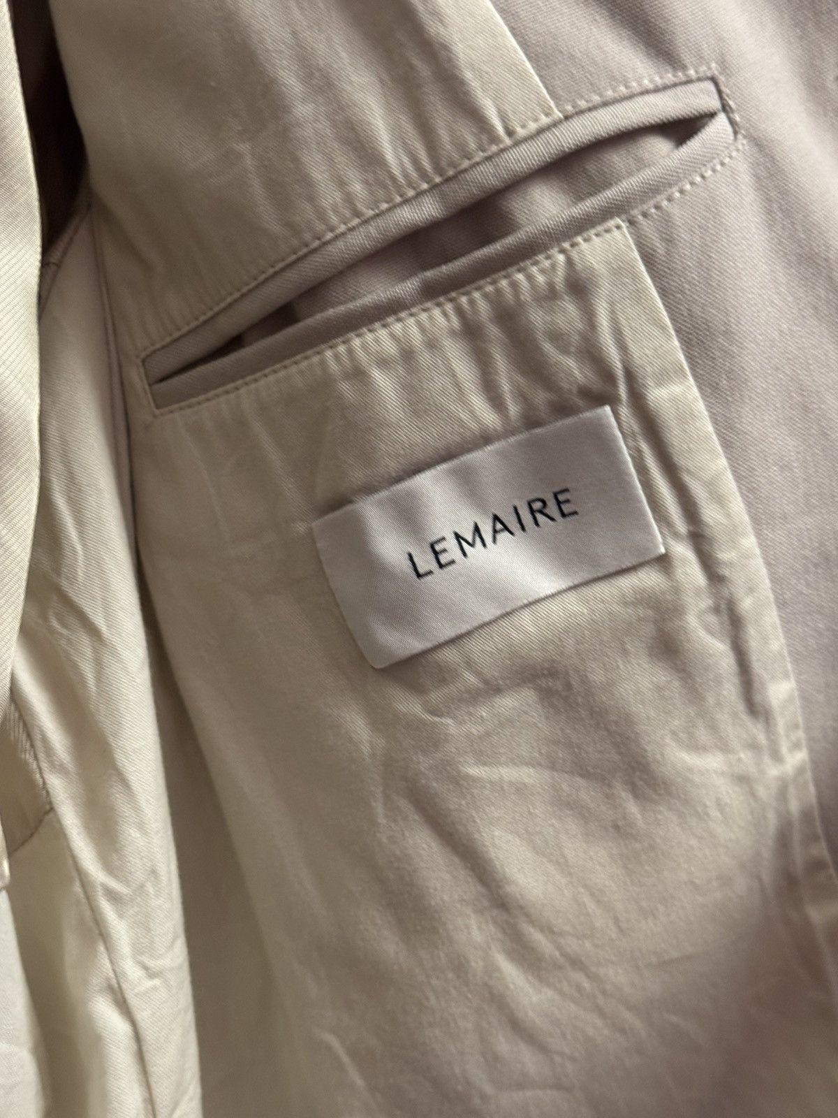 Lemaire lemaire beige belted wool coat S Size US S / EU 44-46 / 1 - 2 Thumbnail