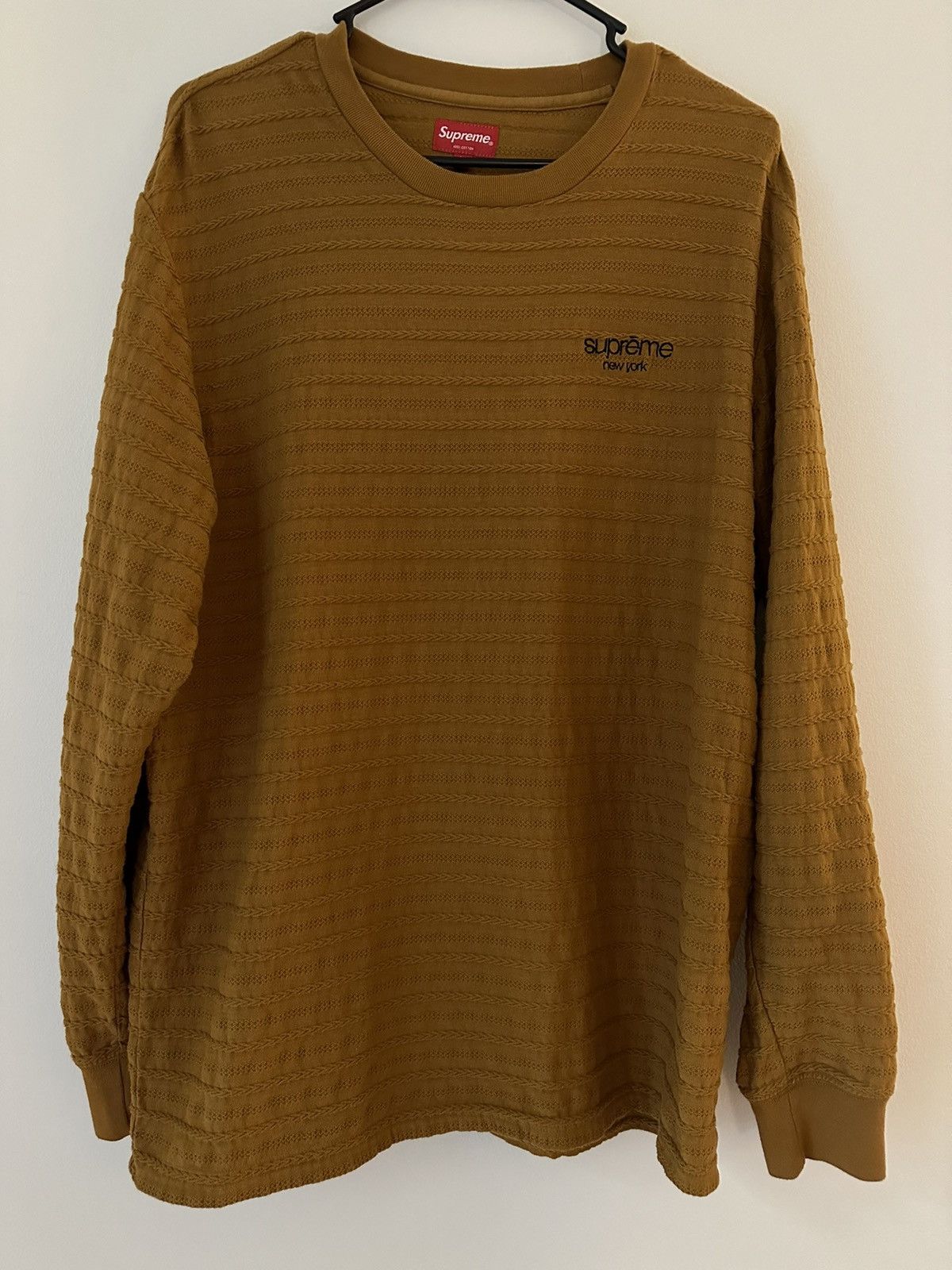 Supreme Supreme Rope Stripe L/S Top Tee Size US M / EU 48-50 / 2 - 1 Thumbnail