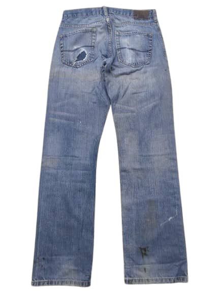Lee × Vintage VINTAGE LEE DISTRESSED BLUE FADED JEANS Size US 31 - 3 Thumbnail