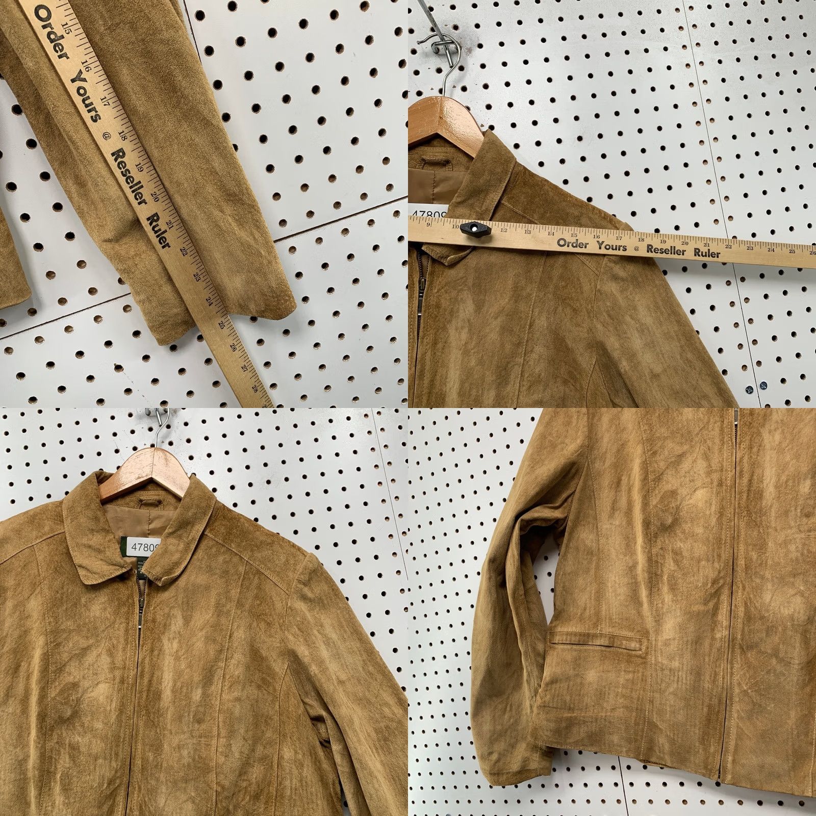 Eddie Bauer Eddie Bauer Suede Jacket Womens XL Brown Western Cowgirl Genuine Leather Bomber Jacket Size XL / US 12-14 / IT 48-50 - 9 Thumbnail