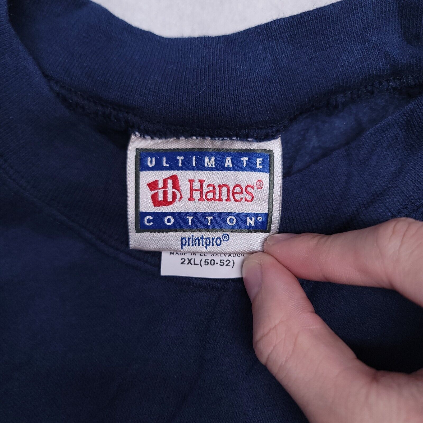 Hanes Hanes Pullover Sweatshirt Mens Size Double Extra Large 2XL Size US XXL / EU 58 / 5 - 3 Thumbnail