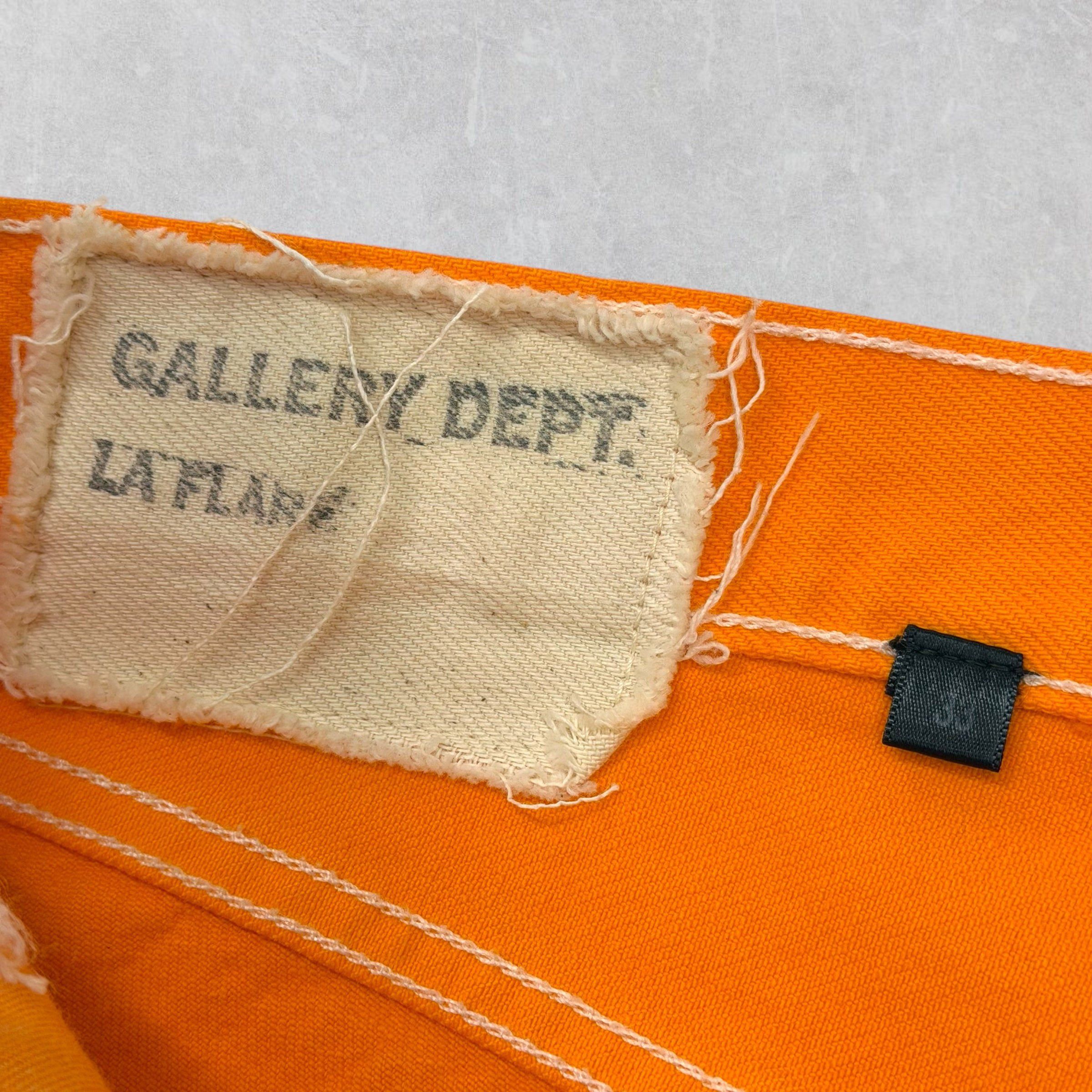 Gallery Dept. Gallery Dept. La Flare Orange Jeans 33 Size US 33 - 8 Thumbnail