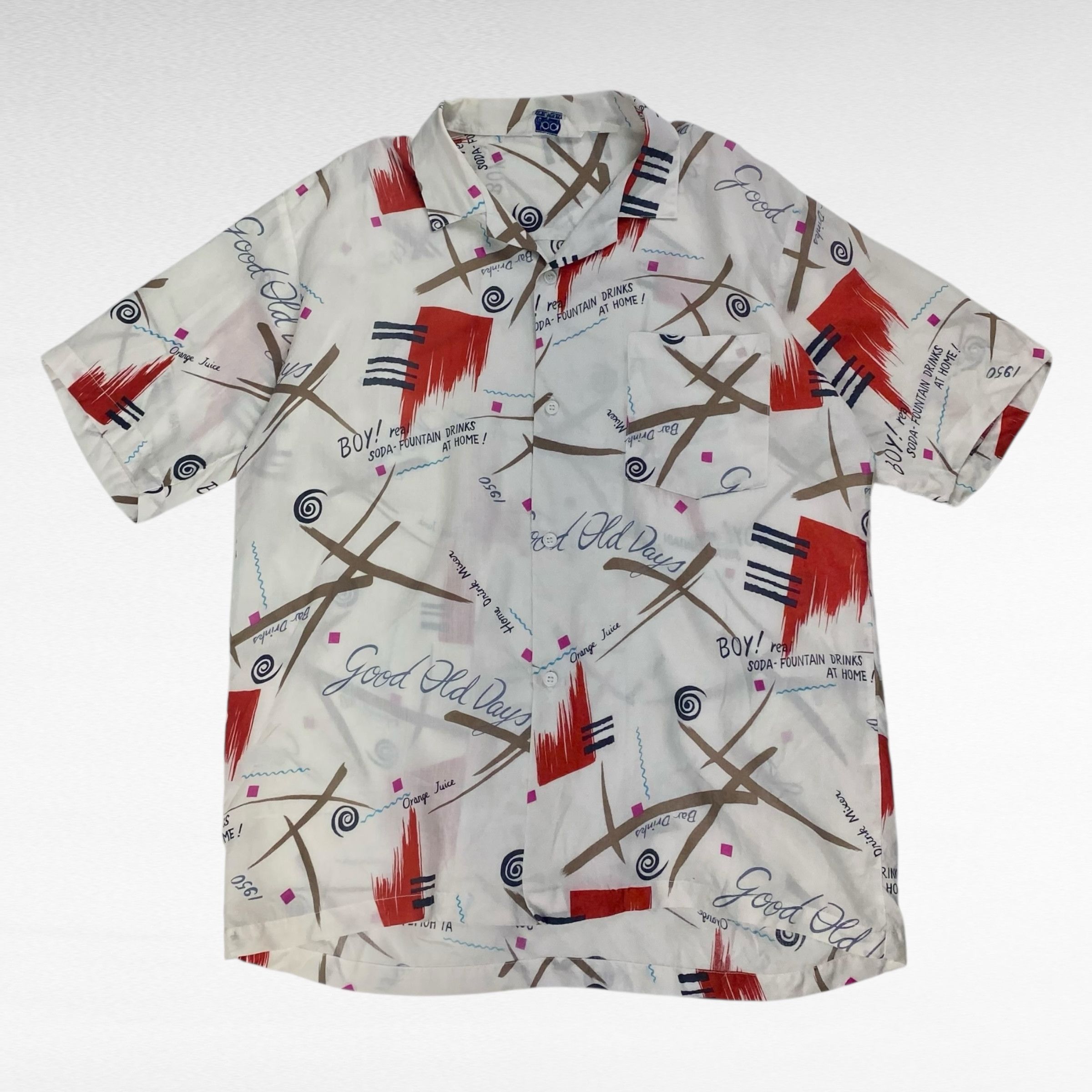Vintage y.jac Open Collar Shirt Size L Size US L / EU 52-54 / 3 - 1 Thumbnail