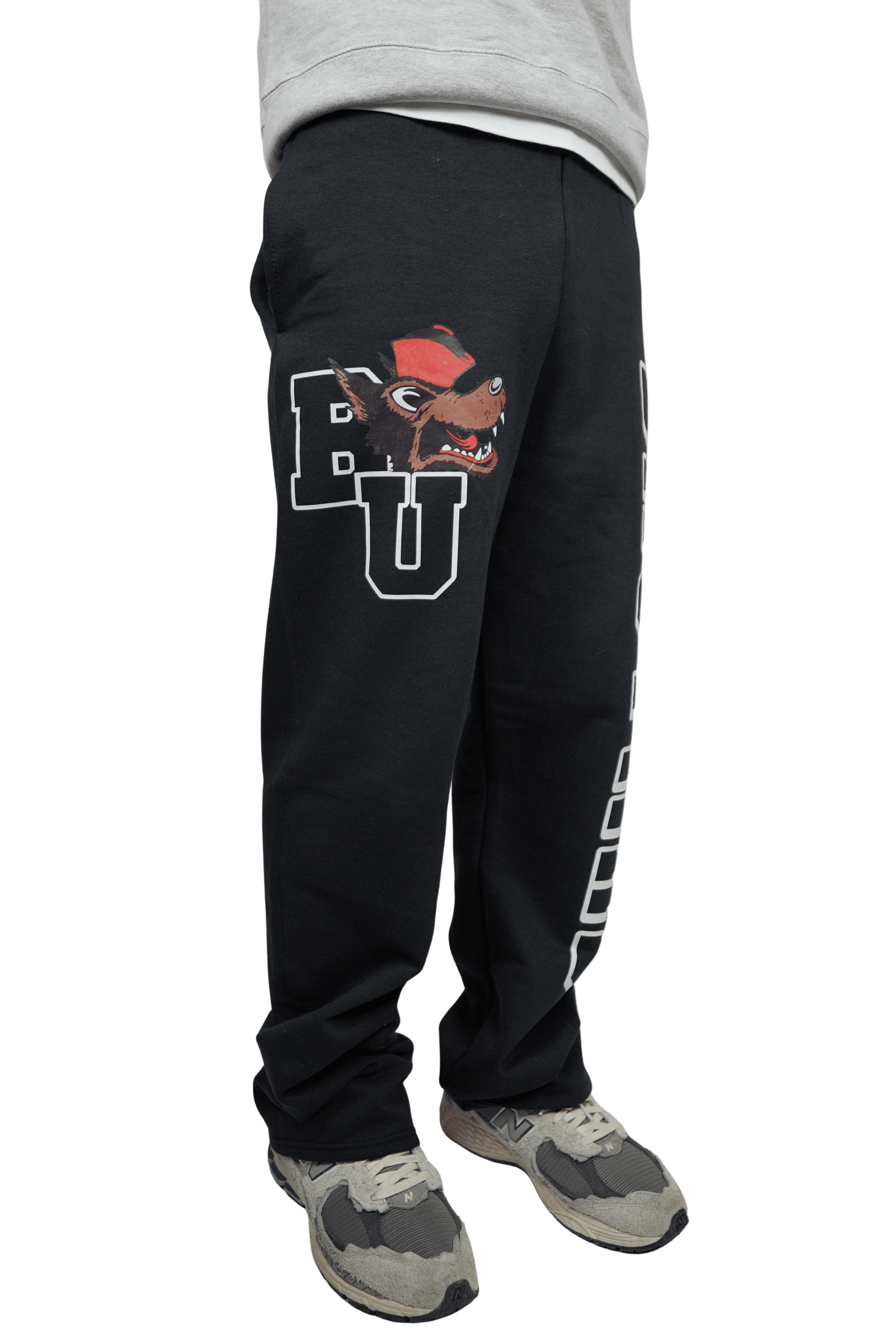 Japanese Brand × Vintage Black Bastard University Sweatpants Size US 32 / EU 48 - 3 Thumbnail