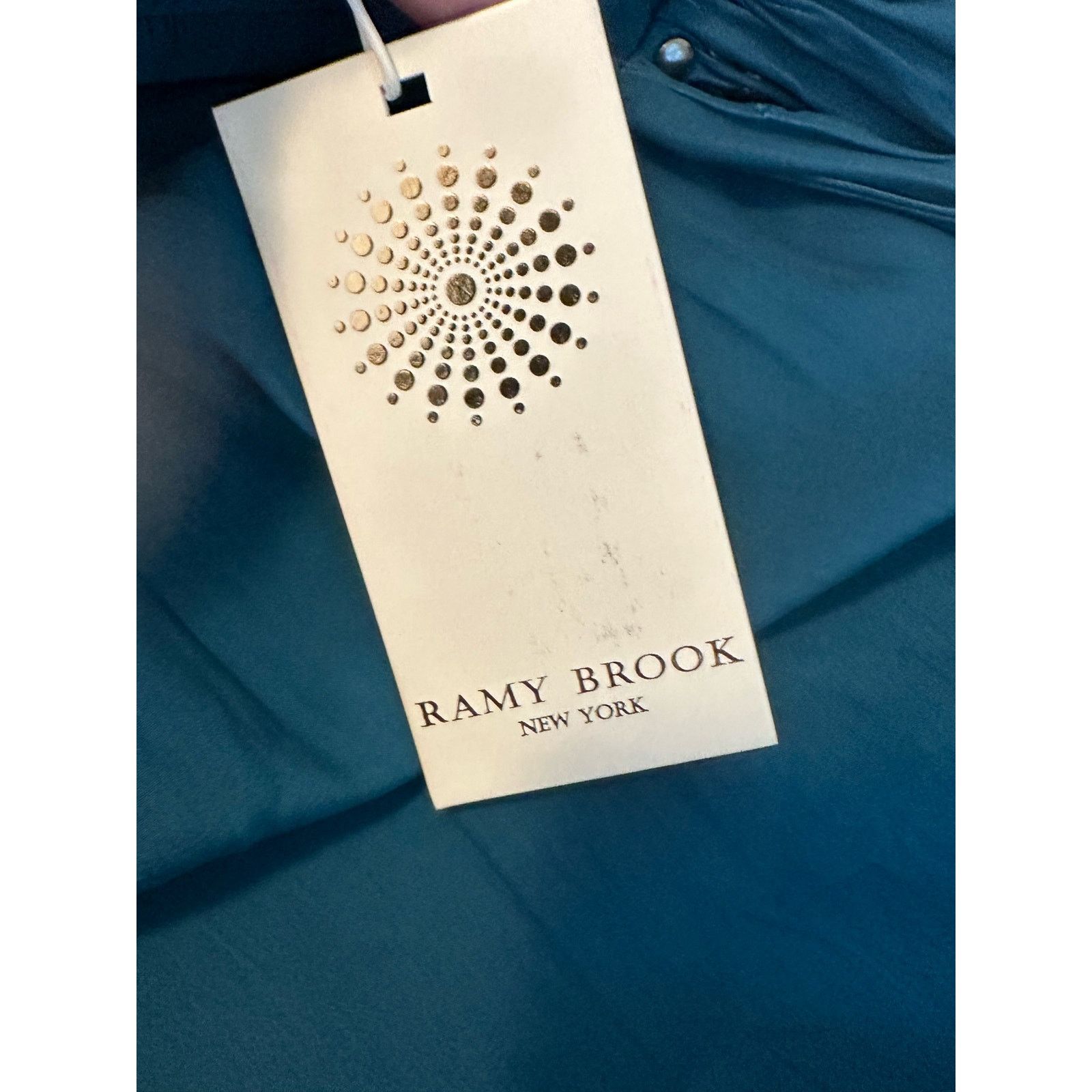 Ramy Brook Ramy Brook emerald embellished draped cocktail dress size XS Size XS / US 0-2 / IT 36-38 - 7 Thumbnail