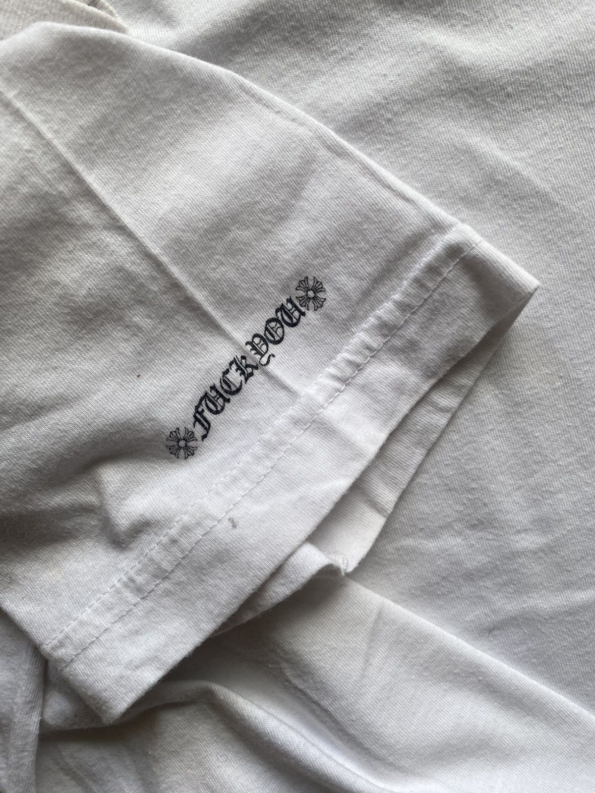 Chrome Hearts Chrome Hearts Scroll Logo Pocket Tee Size US S / EU 44-46 / 1 - 5 Thumbnail