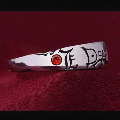 Japanese Brand Anime Death Note Ring Size ONE SIZE - 3 Thumbnail