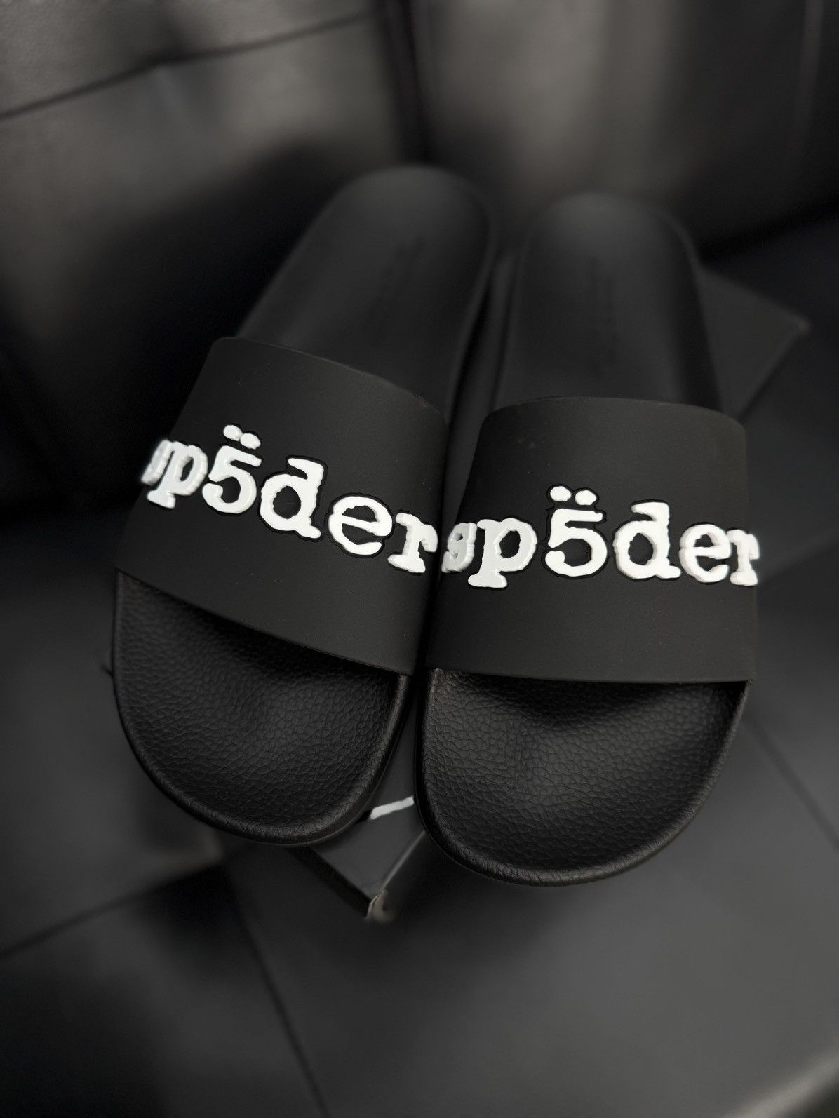 Sp5der Sp5der Slides Slip On Black Size 12 (Brand New) Size US 12 / EU 45 - 3 Thumbnail