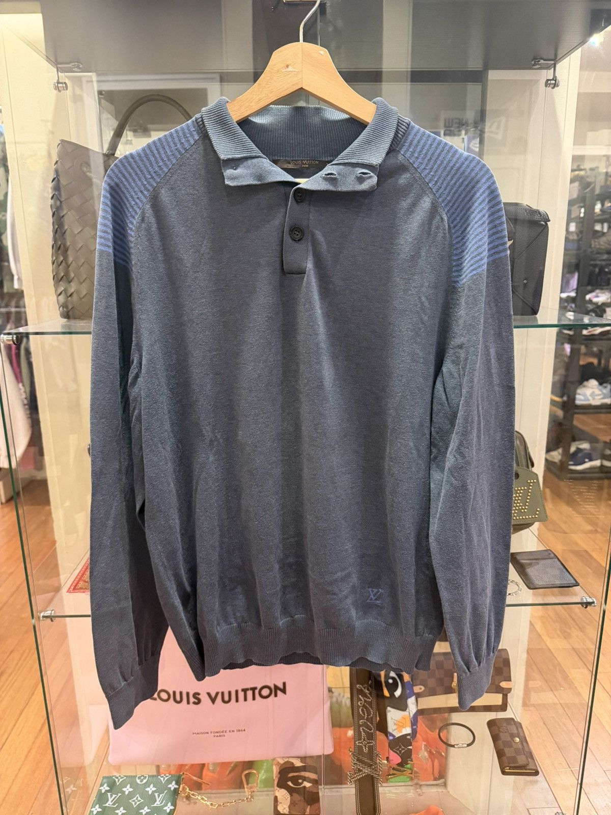 Louis Vuitton Louis Vuitton Cotton Polo Sweater Size US L / EU 52-54 / 3 - 1 Thumbnail