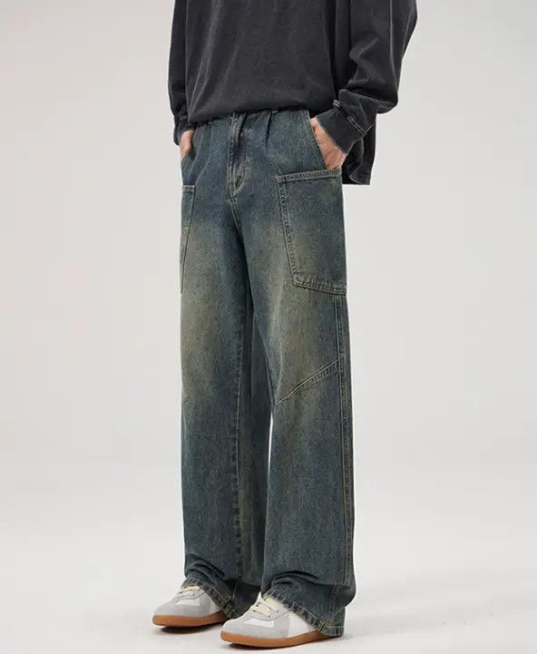 Japanese Brand Madoka x Yoko Men's retro multi-pocket cleanfit cargo jeans Size US 32 / EU 48 - 4 Thumbnail