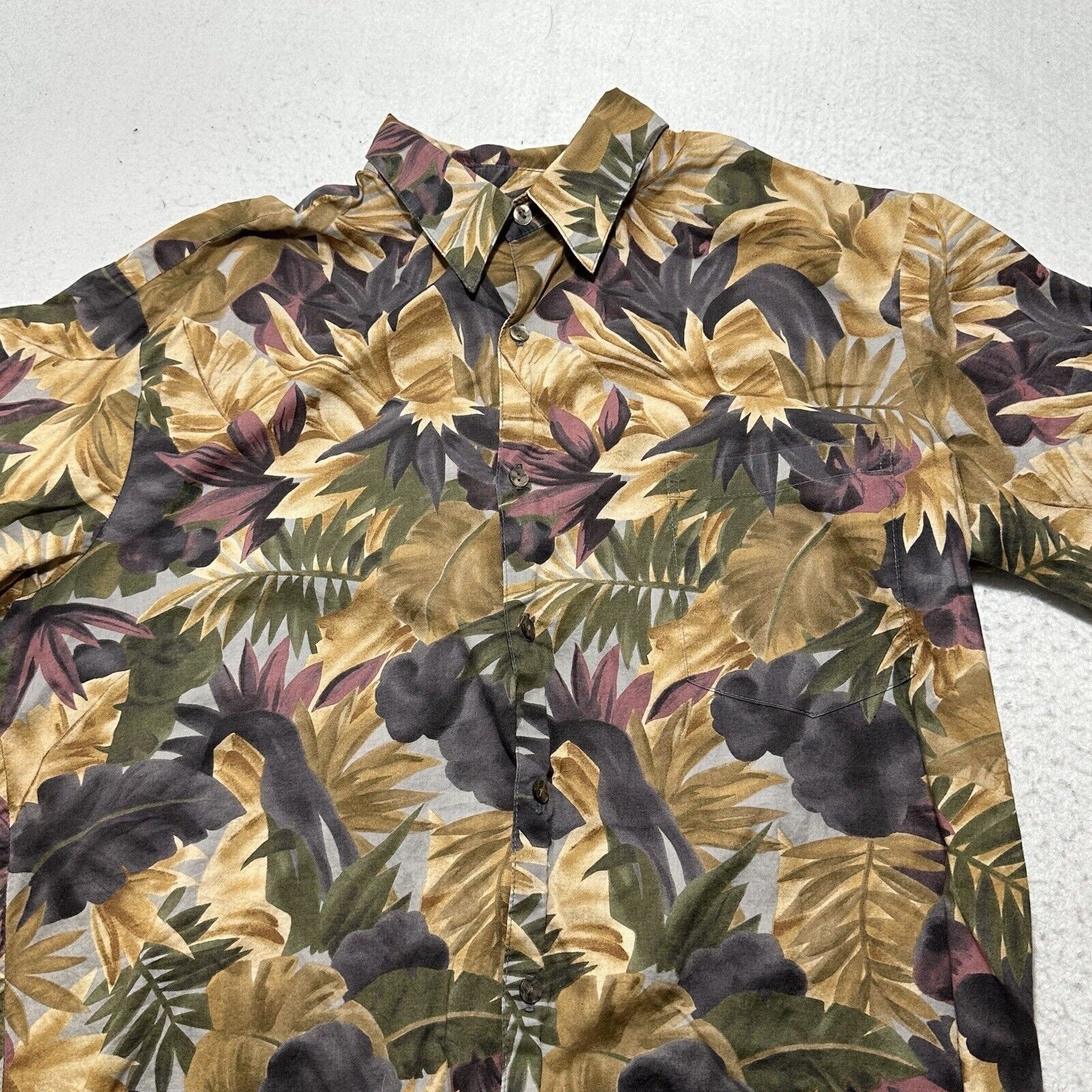 Tori Richard Vintage Tori Richard Large Hawaiian Button Shirt Tropical Size US L / EU 52-54 / 3 - 4 Thumbnail