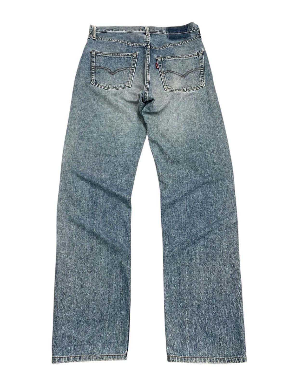 Levi's Vintage 90s Repro Levis 502 Selvedge Redline Big E Size US 30 / EU 46 - 3 Thumbnail