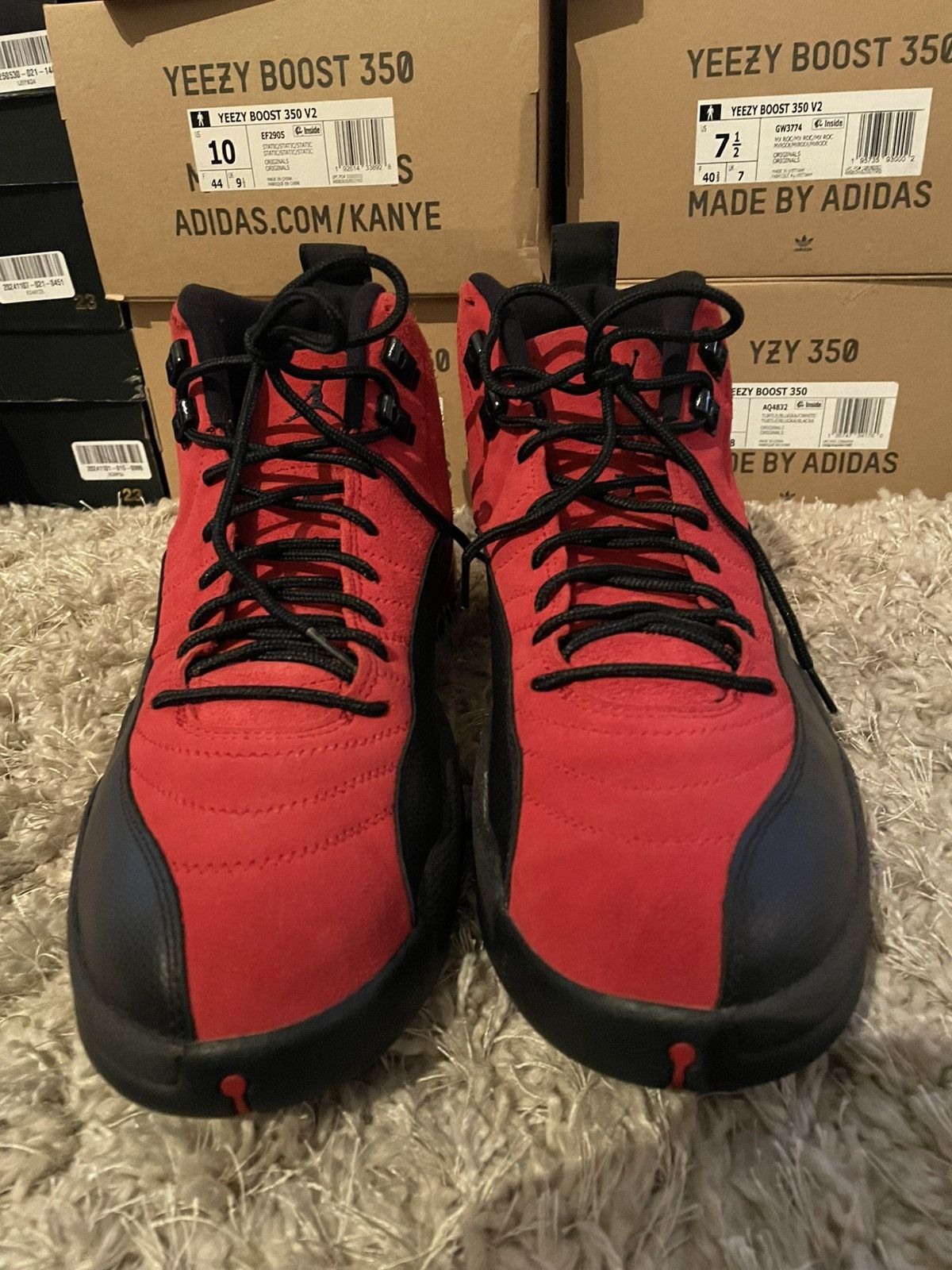 Jordan Brand Jordan 12 Reverse Flu Game Size US 13 / EU 46 - 4 Thumbnail