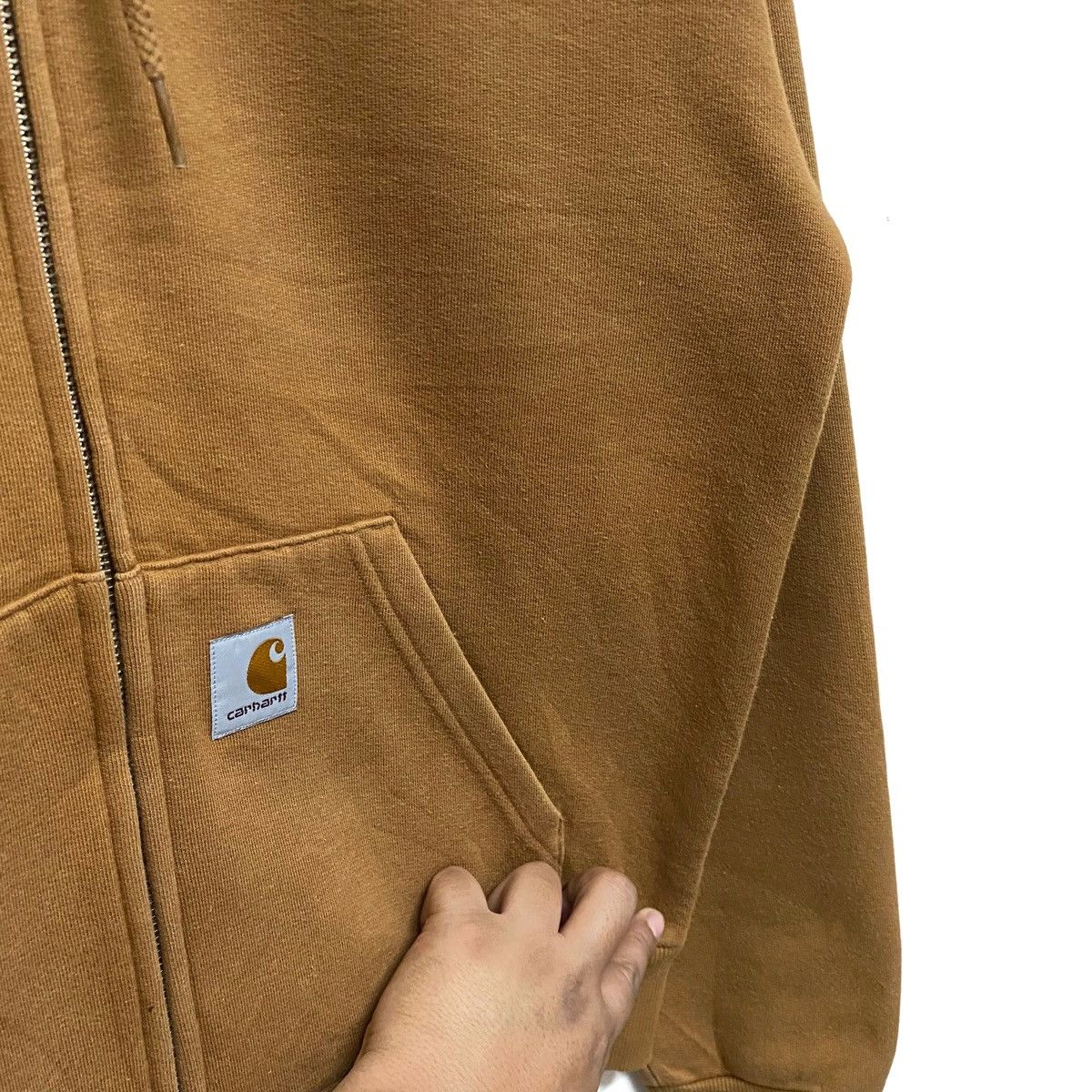 Carhartt Like New CARHARTT Work In Progress Jacket Zipper Hoodie Size US M / EU 48-50 / 2 - 2 Thumbnail