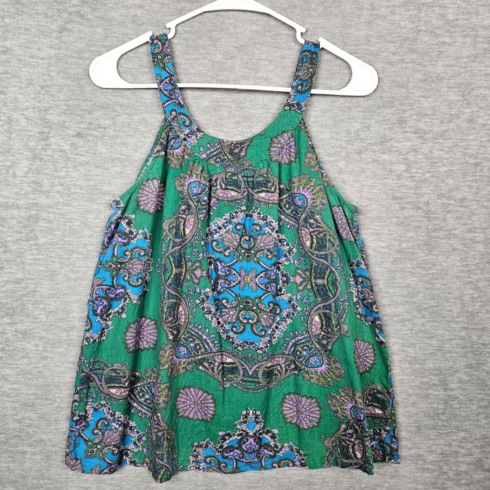 Vintage Nieves Lavi Top Womens S NEW YORK Women Floral Printed Sleeveless Size Size S / US 4 / IT 40 - 2 Thumbnail