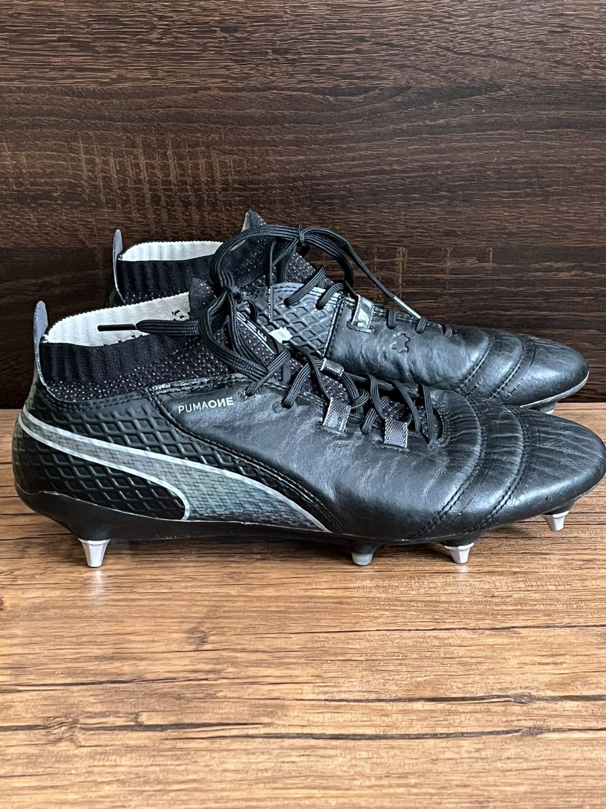 Puma Puma One cleats football leather trainers shoes athletic Size US 7.5 / EU 40-41 - 16 Thumbnail