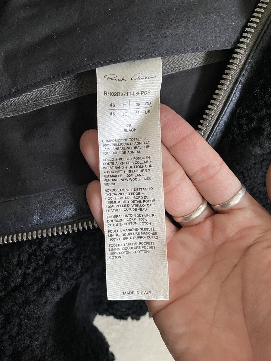 Rick Owens Rick Owens Kunst Pagoda Shearling Bomber Jacket Size US S / EU 44-46 / 1 - 17 Thumbnail