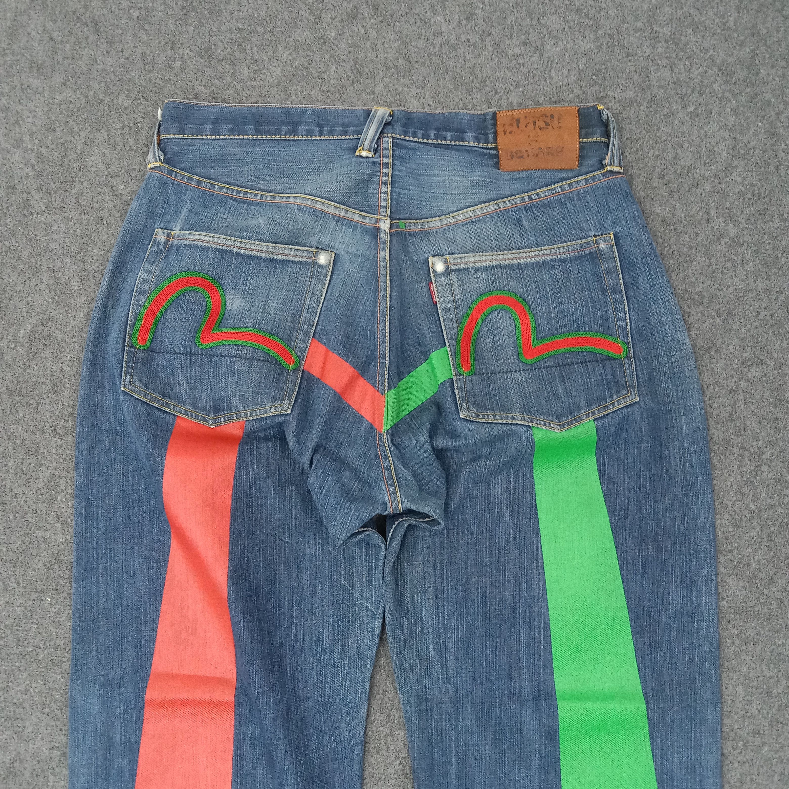 Evisu Evisu Japanese Brand Daicock Custom Art Denim Jeans C258N4 Size US 32 / EU 48 - 2 Thumbnail