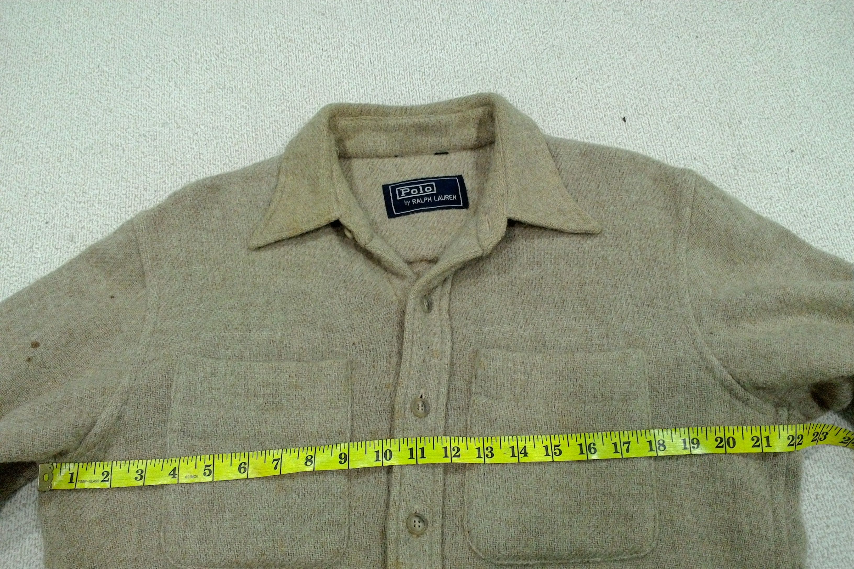 Polo Ralph Lauren × Vintage RARE POLO RL Shirt Made of Hair Size US L / EU 52-54 / 3 - 4 Thumbnail