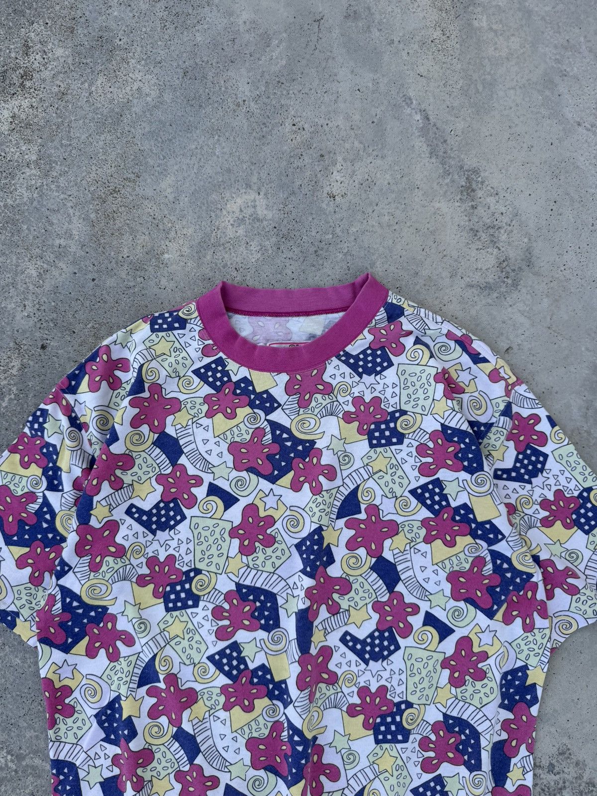 Vintage Vintage Arnold Palmer Abstract Colourful Art Tees Size US M / EU 48-50 / 2 - 2 Thumbnail