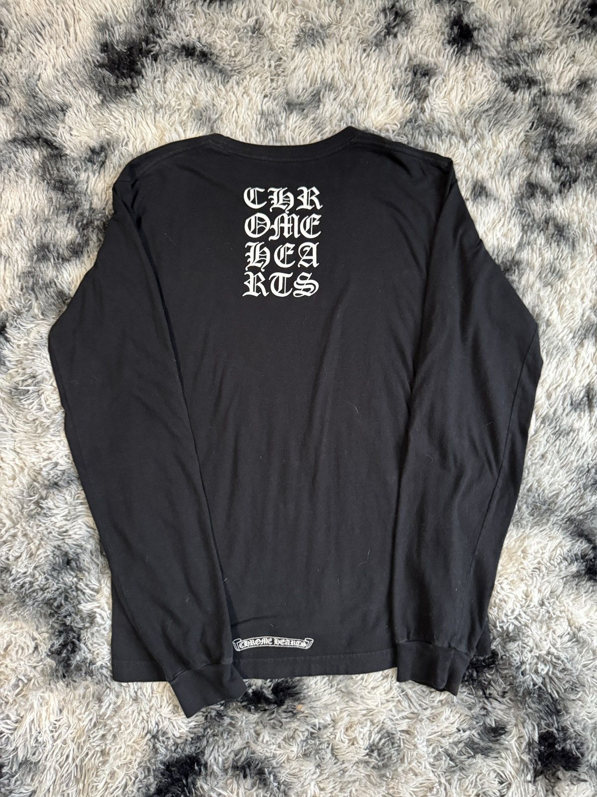 Chrome Hearts Chrome Hearts Black Script Long Sleeve Size US M / EU 48-50 / 2 - 6 Thumbnail