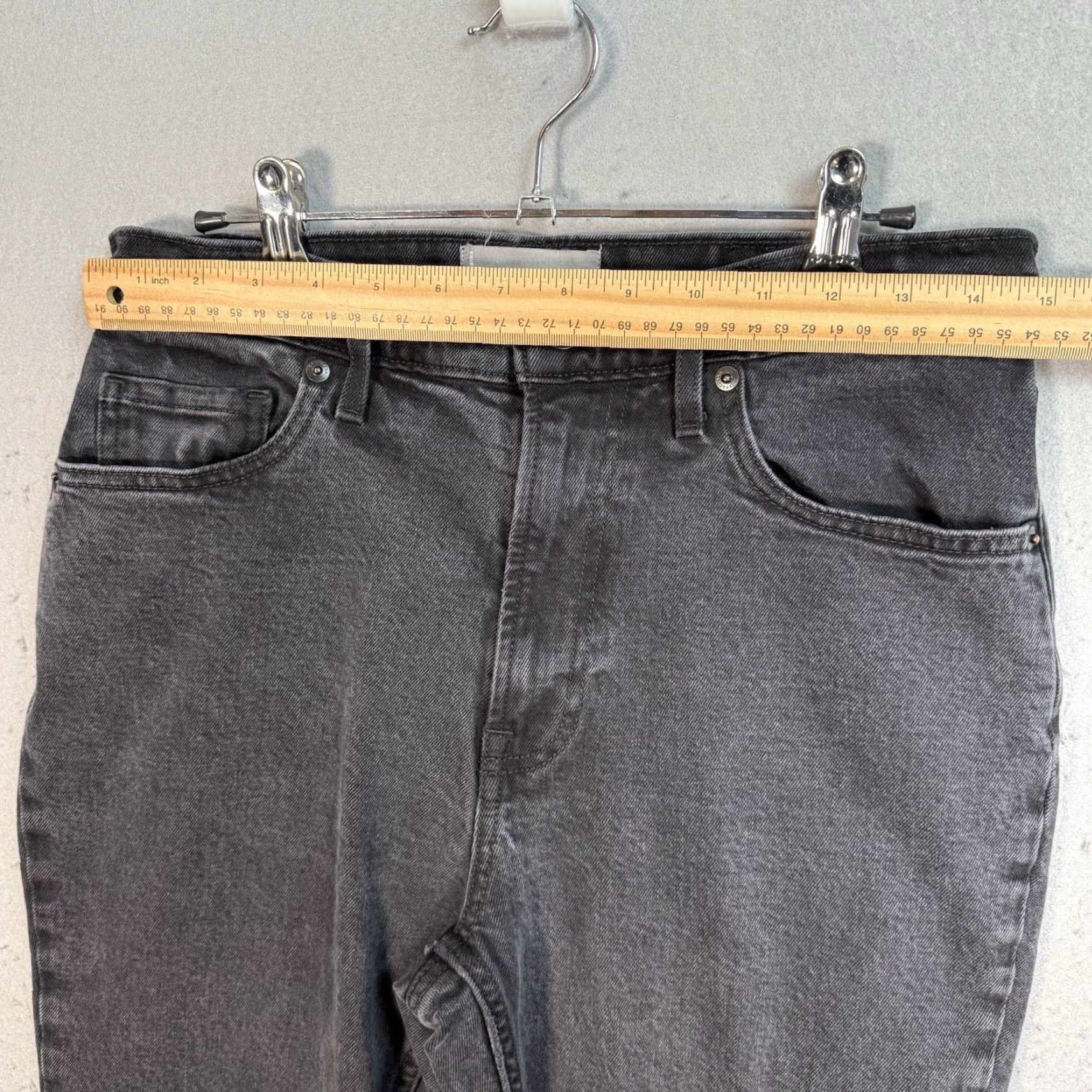 Everlane VINTAGE Everlane Jeans Womens 29 Cropped Black Cotton Denim 7/10 Women 29 Cropped Jeans Mens no? Size 29" - 2 Thumbnail