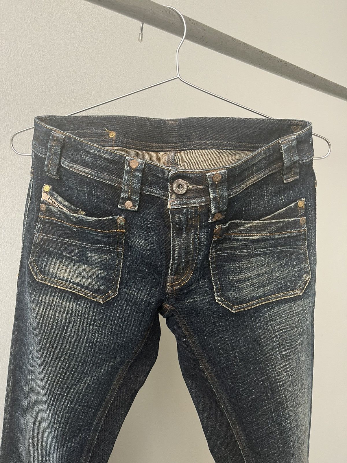 Diesel VINTAGE LOWRISE RUST DIESEL DENIM JEANS Size US 28 / EU 44 - 3 Thumbnail