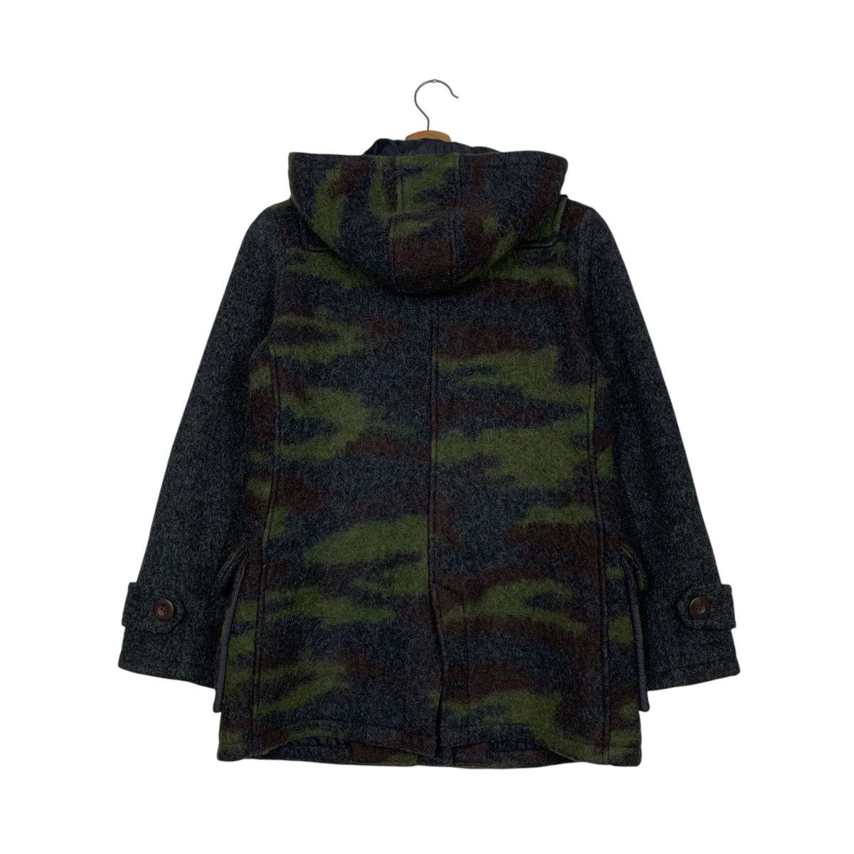 Avirex AVIREX Wool Blend Camo Hooded Duffle Coat Jacket #2786-C126 Size US S / EU 44-46 / 1 - 18 Thumbnail